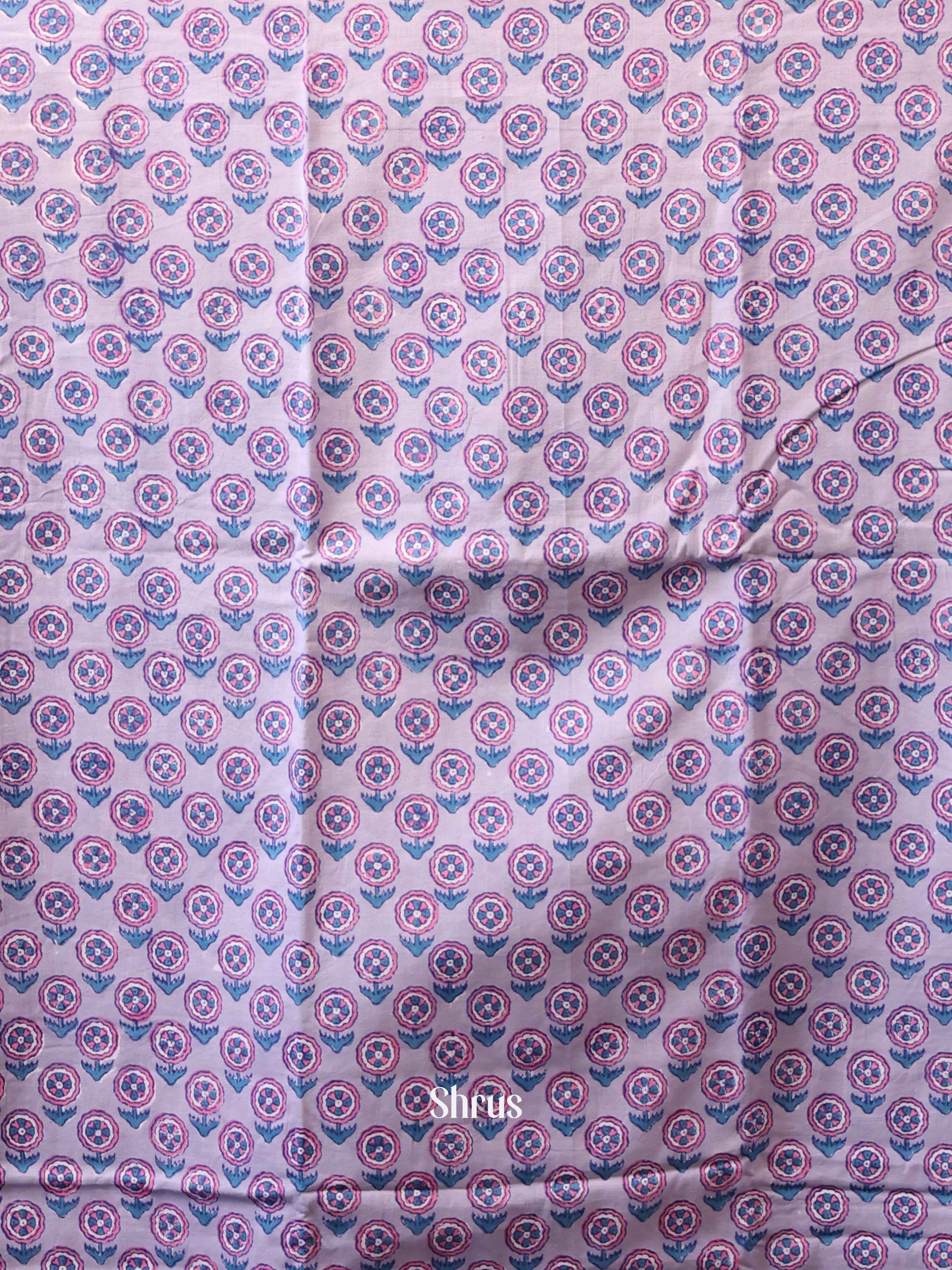 Purple & Cream - Cotton salwar - Shop on Shrus.com
