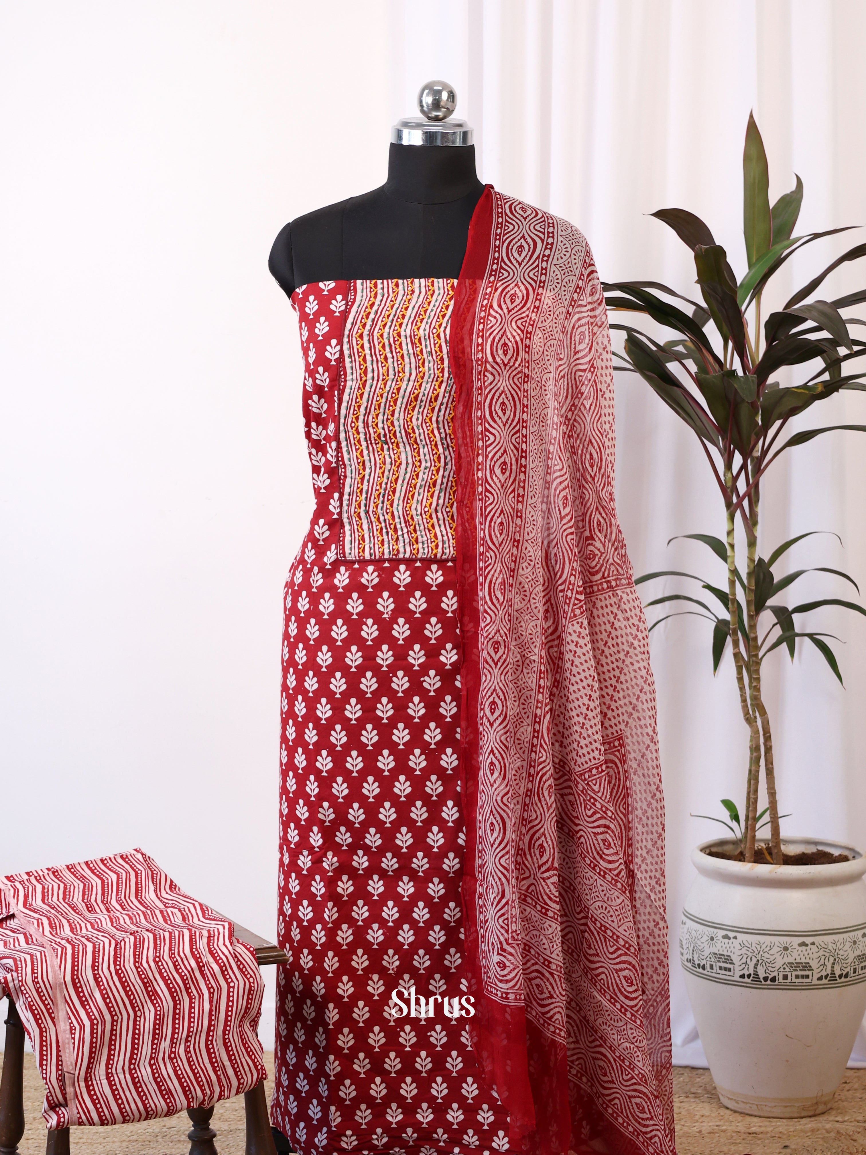 CIS15587 - Cotton salwar - Shop on Shrus.com