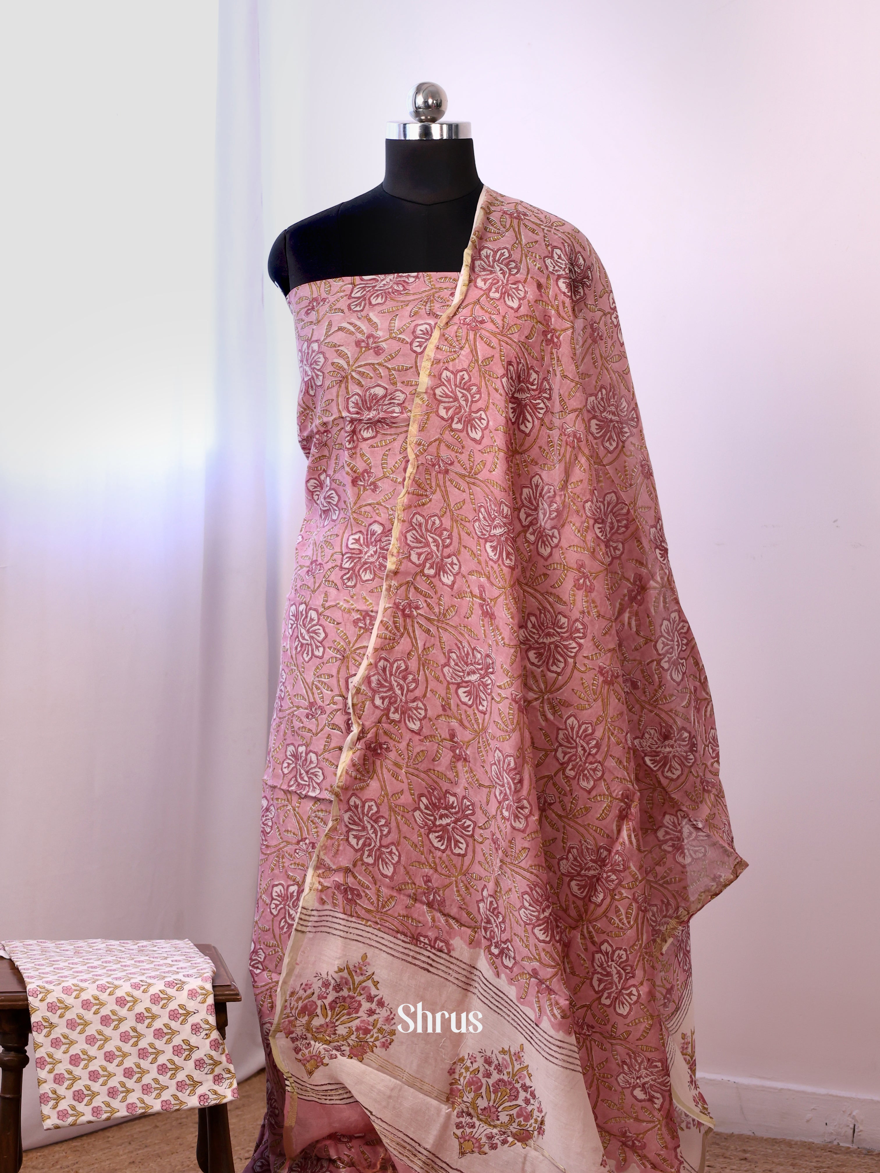 Pink - Cotton salwar - Shop on Shrus.com