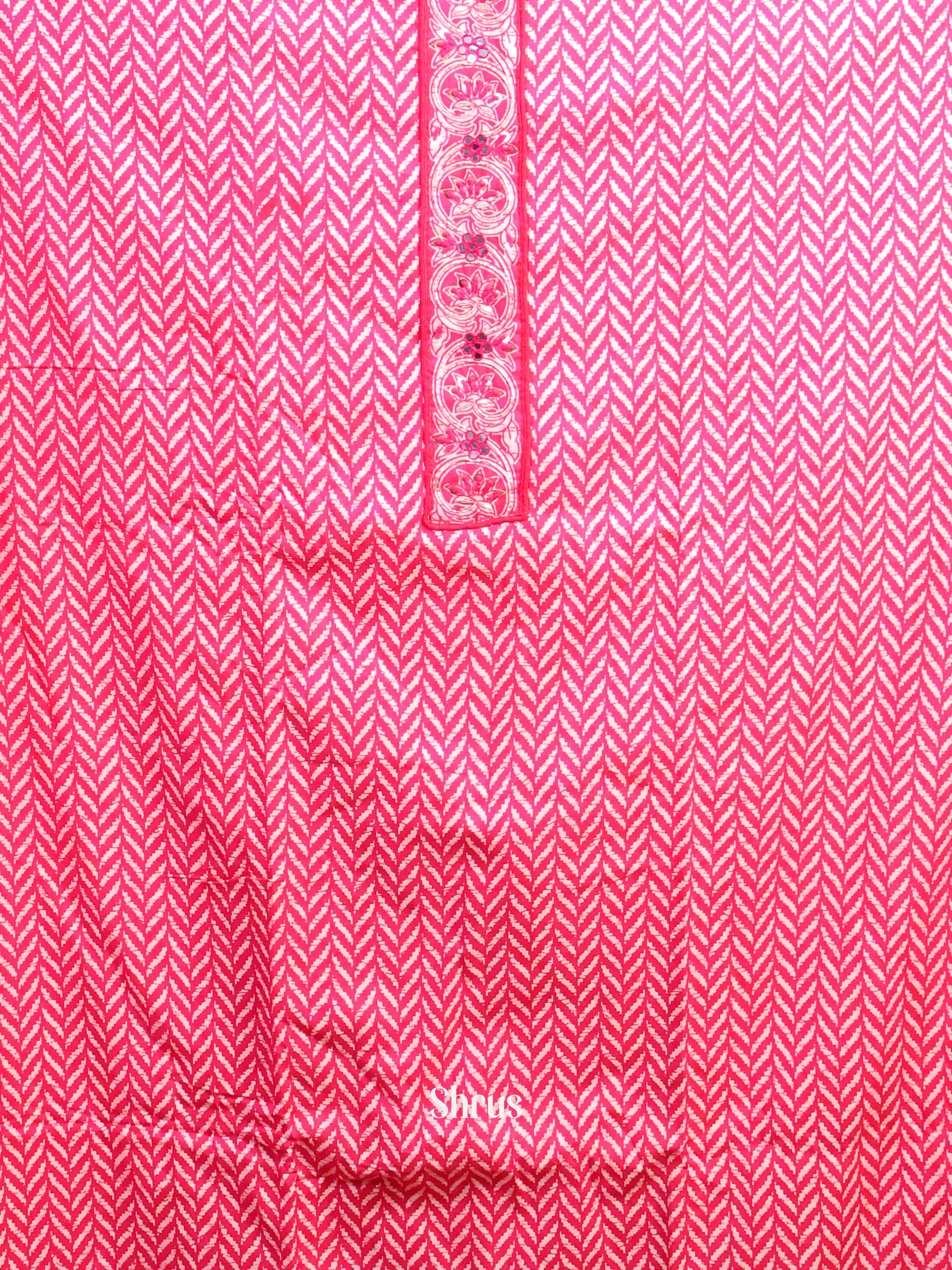 Pink & Cream - Cotton salwar - Shop on Shrus.com