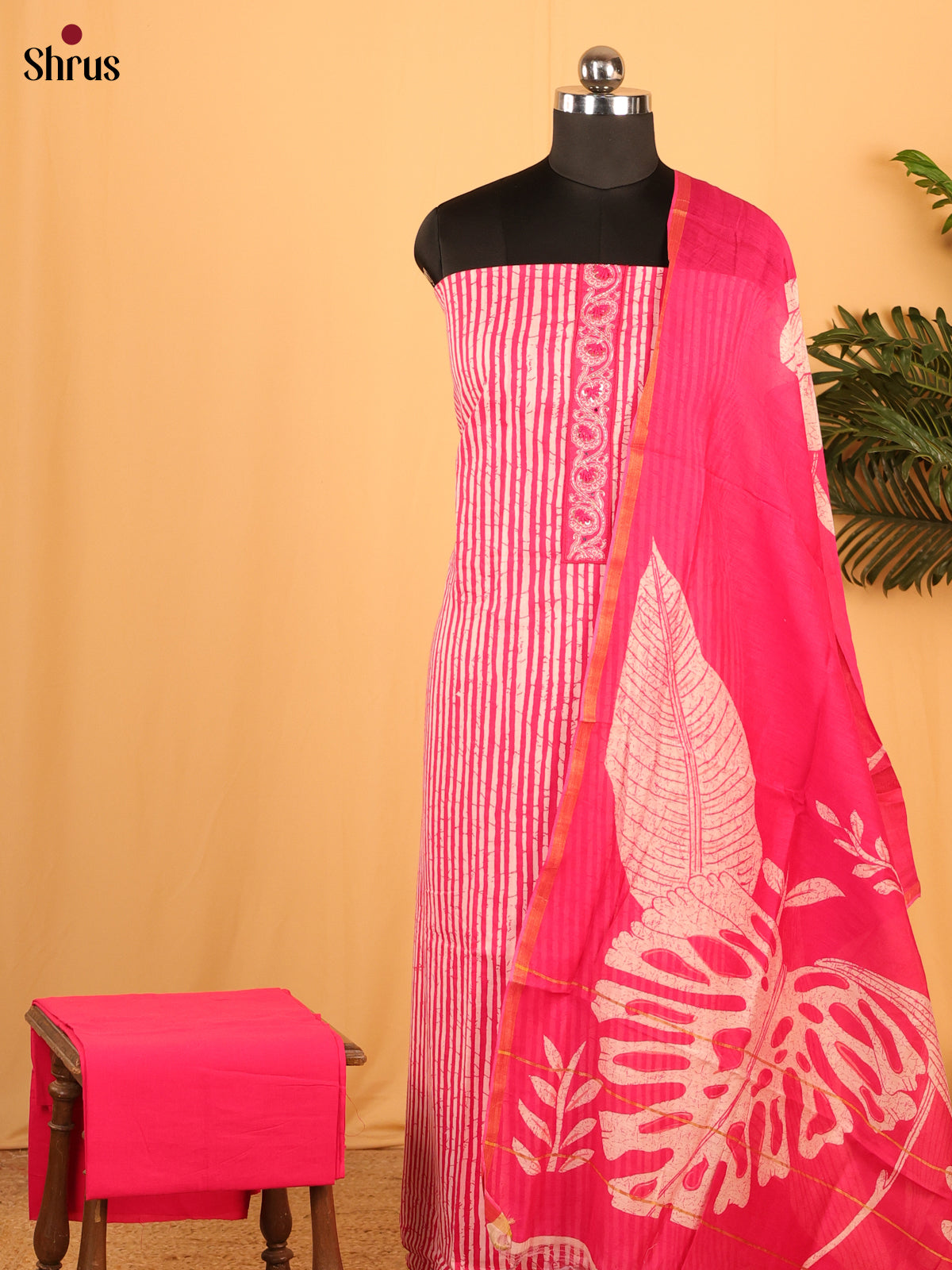 Pink - Cotton salwar - Shop on Shrus.com
