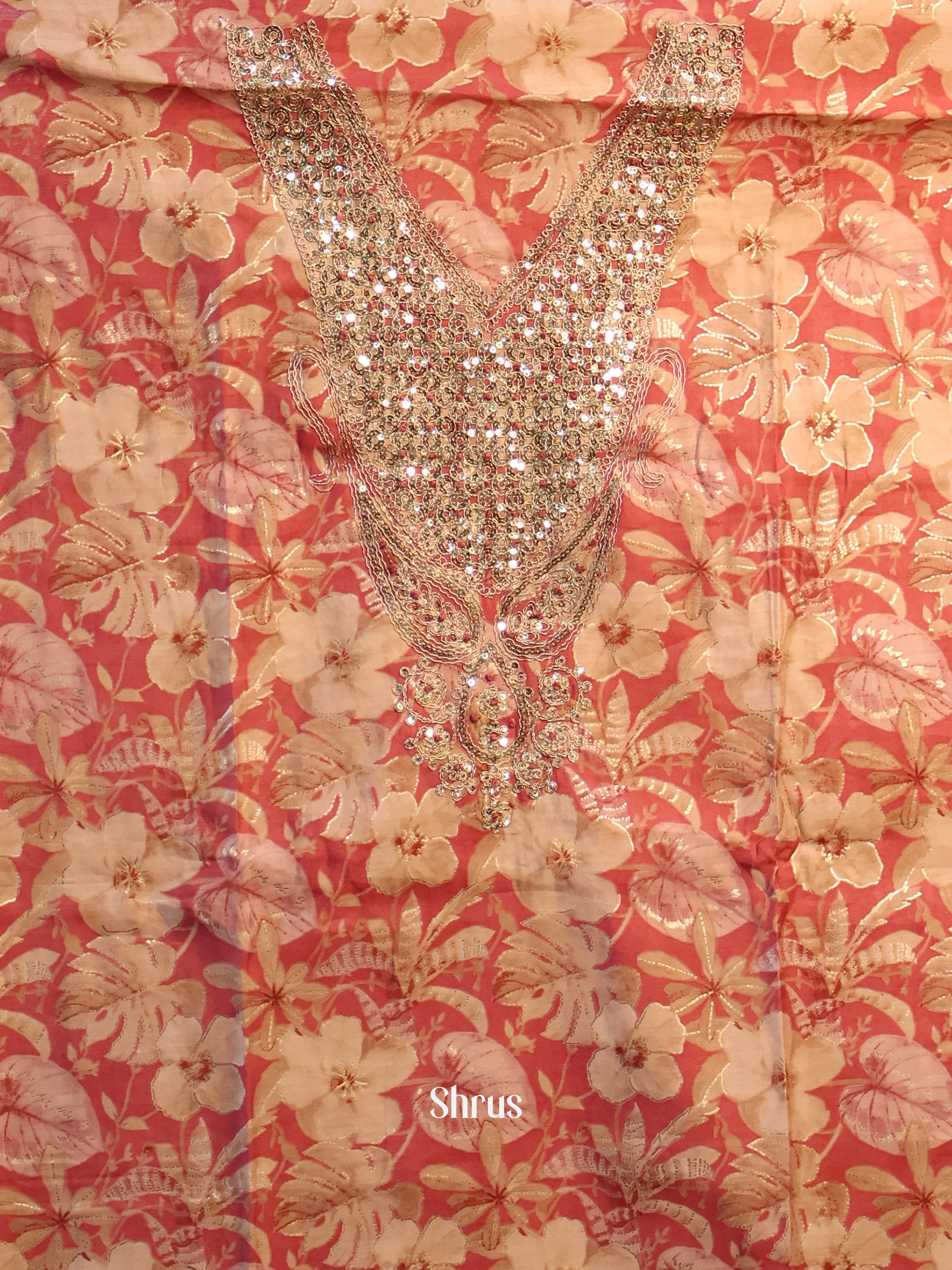 Red - Cotton salwar - Shop on Shrus.com