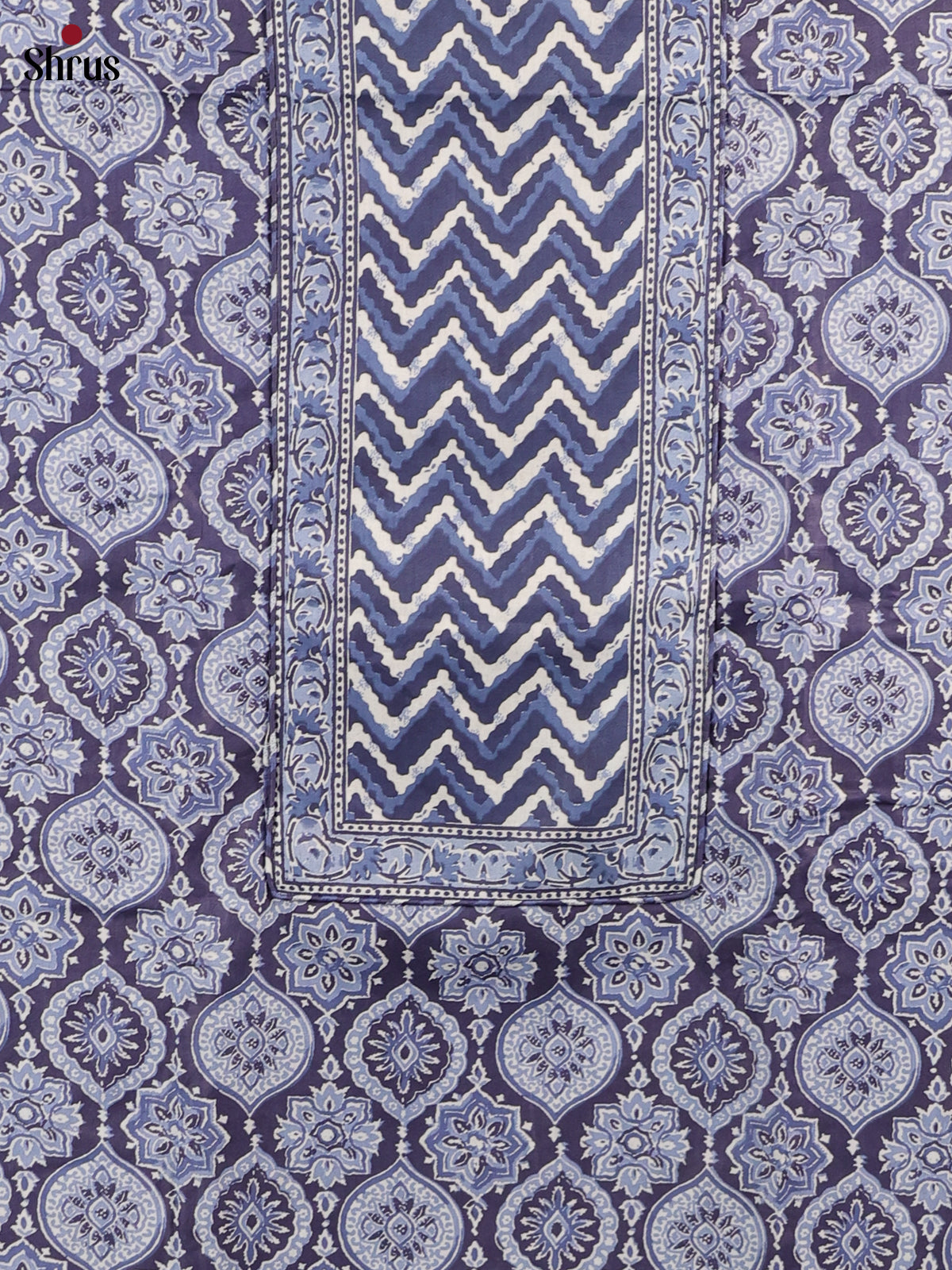 Blue - Cotton salwar - Shop on Shrus.com