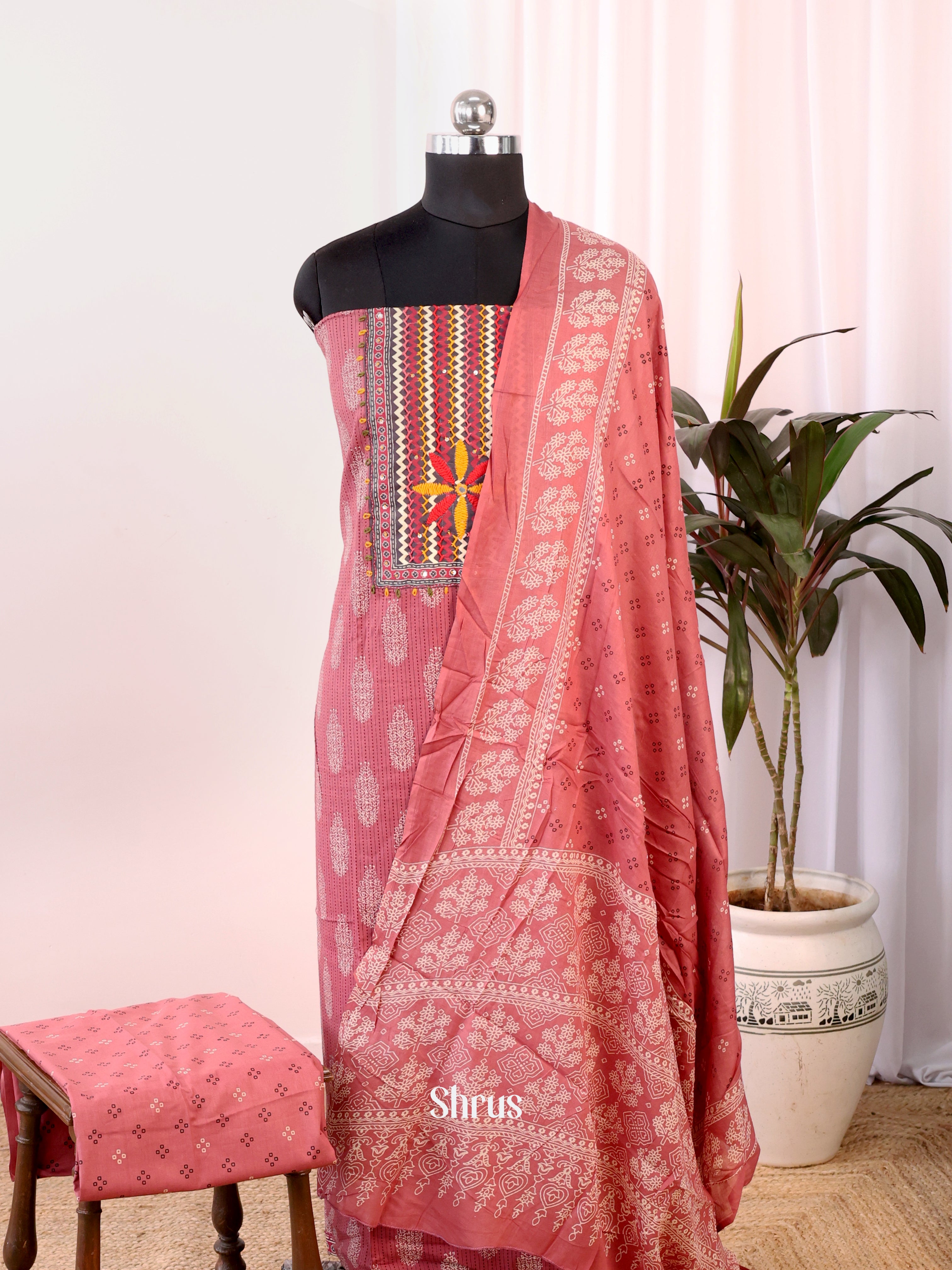 Lotus Pink - Cotton salwar - Shop on Shrus.com