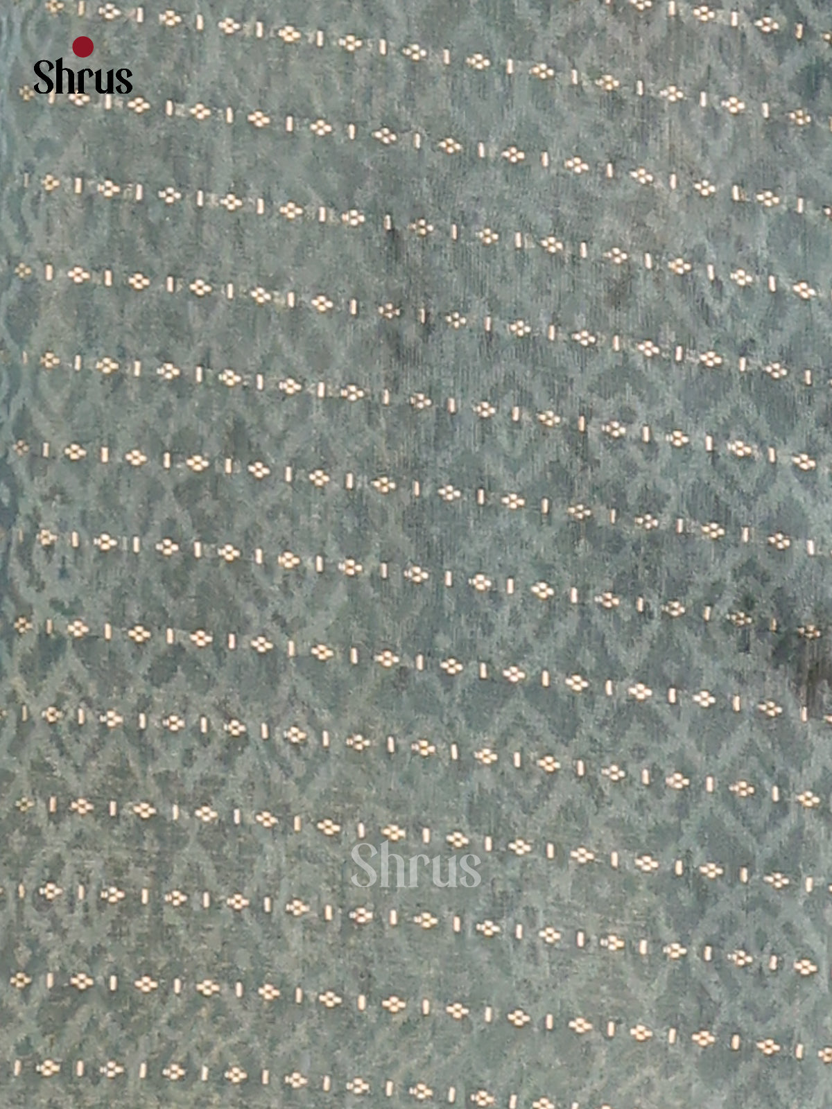 Teal and blue - Semi Chanderi - CIS15680 - Shop on Shrus.com