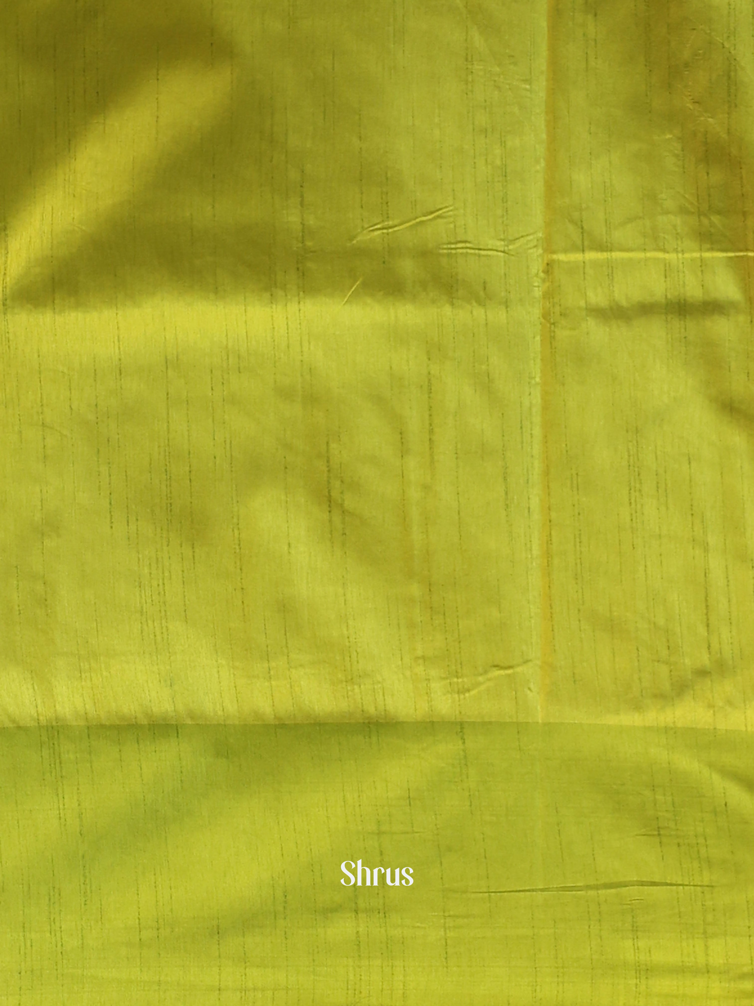Green - Semi Banarasi Saree - Shop on Shrus.com