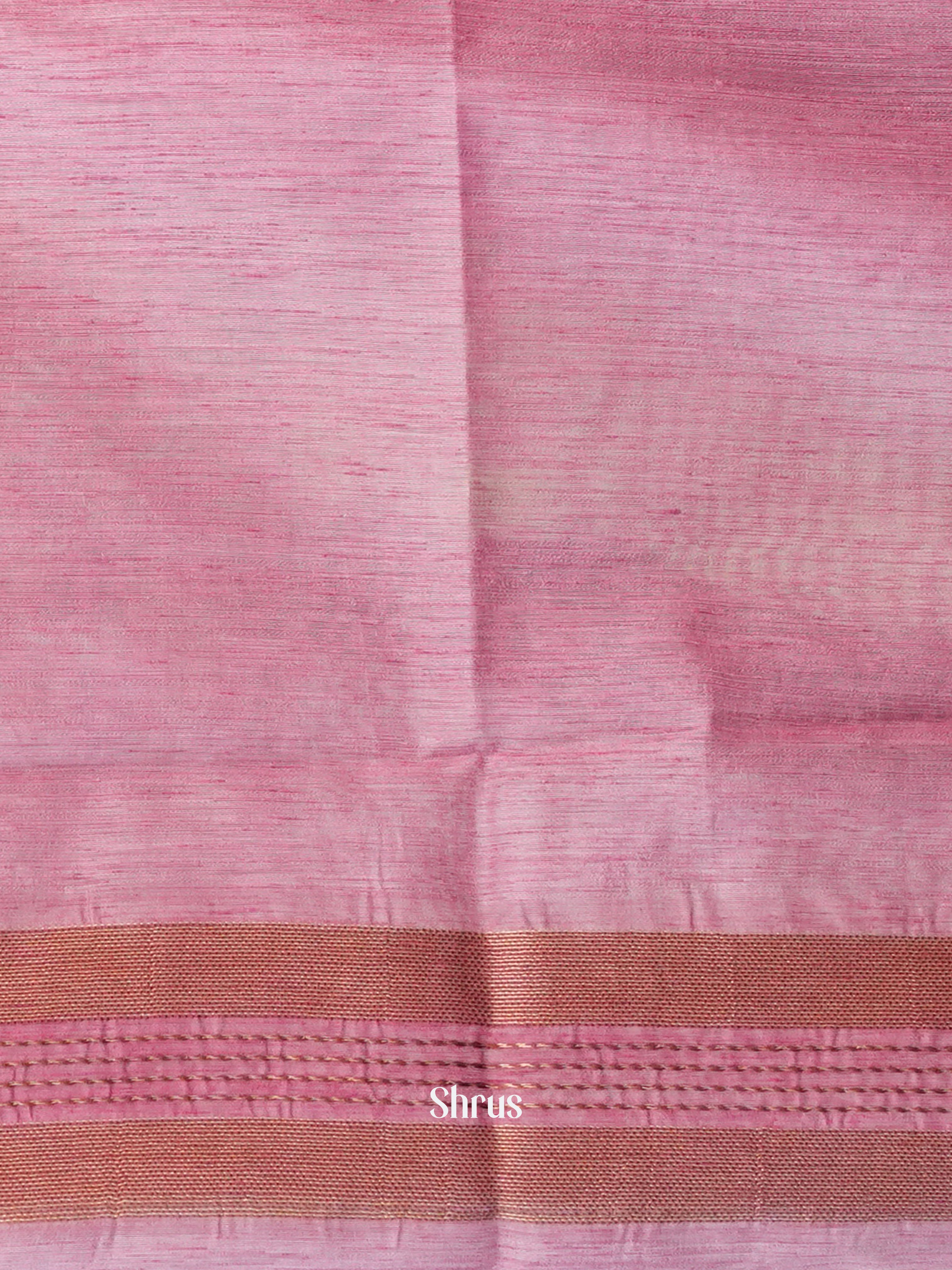 Purple - Semi Jute Saree - Shop on Shrus.com