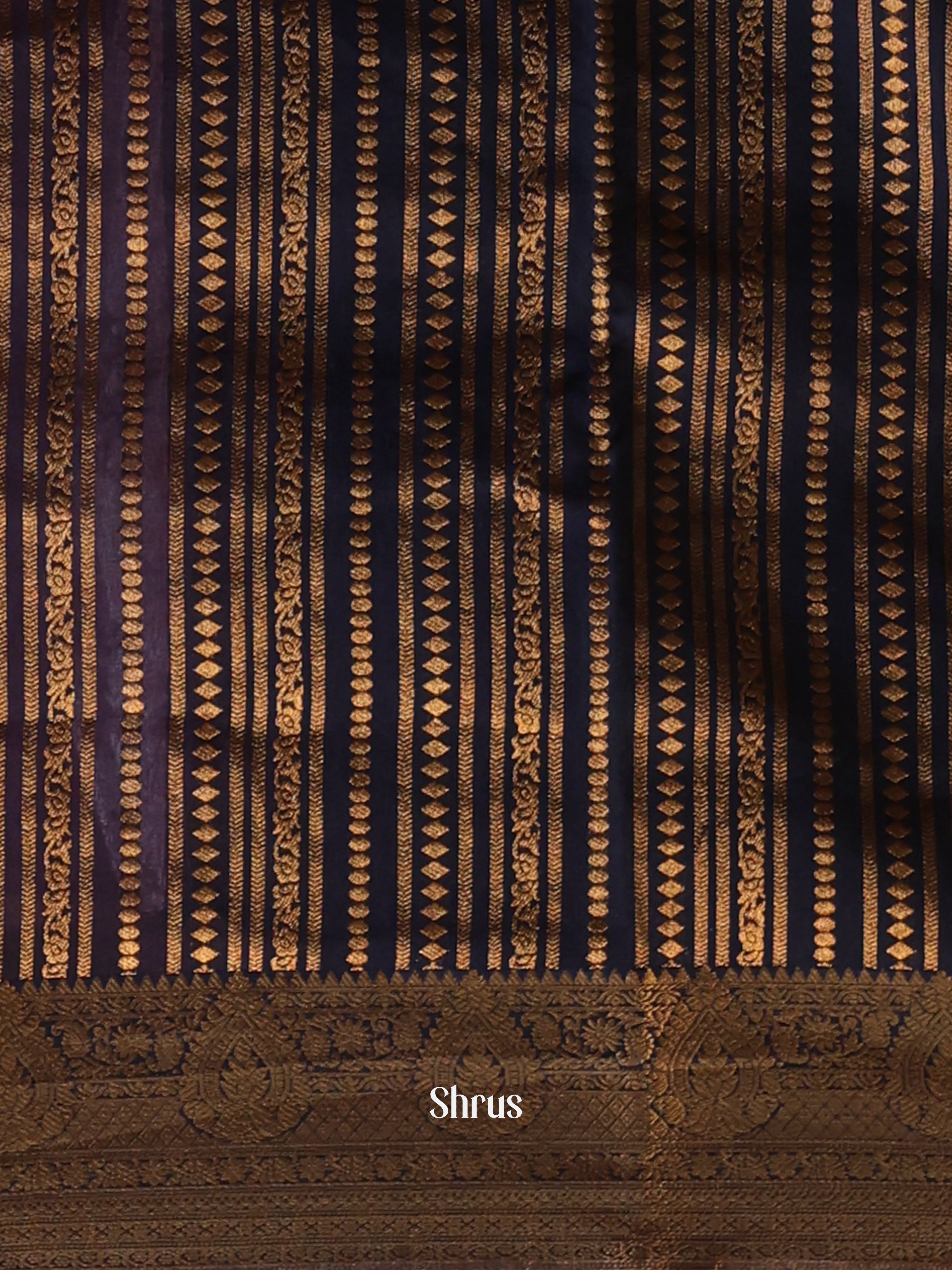 Red & Black - Semi Organza Saree - Shop on Shrus.com