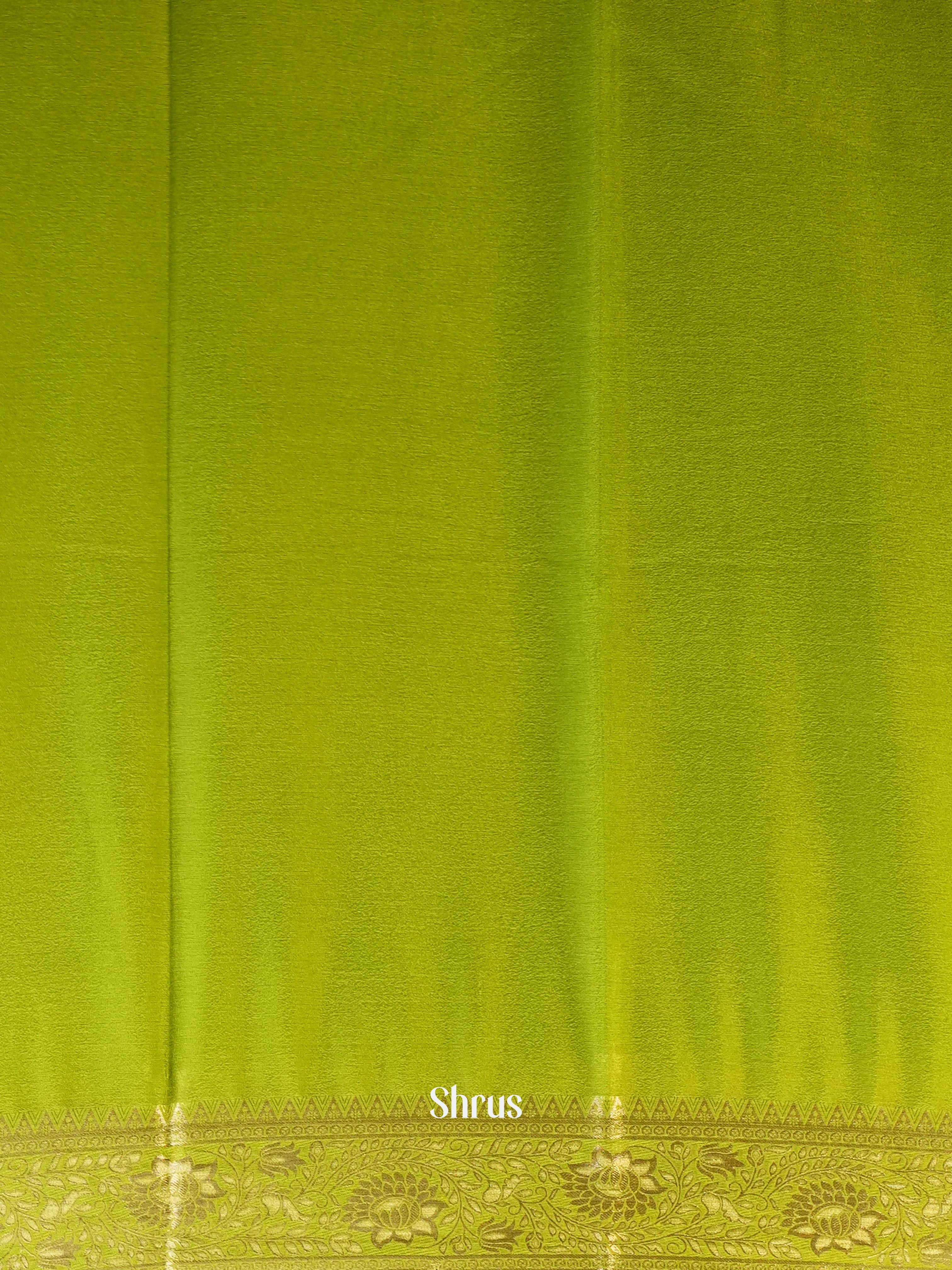 Lite Green - Semi Mysoresilk Saree - Shop on Shrus.com