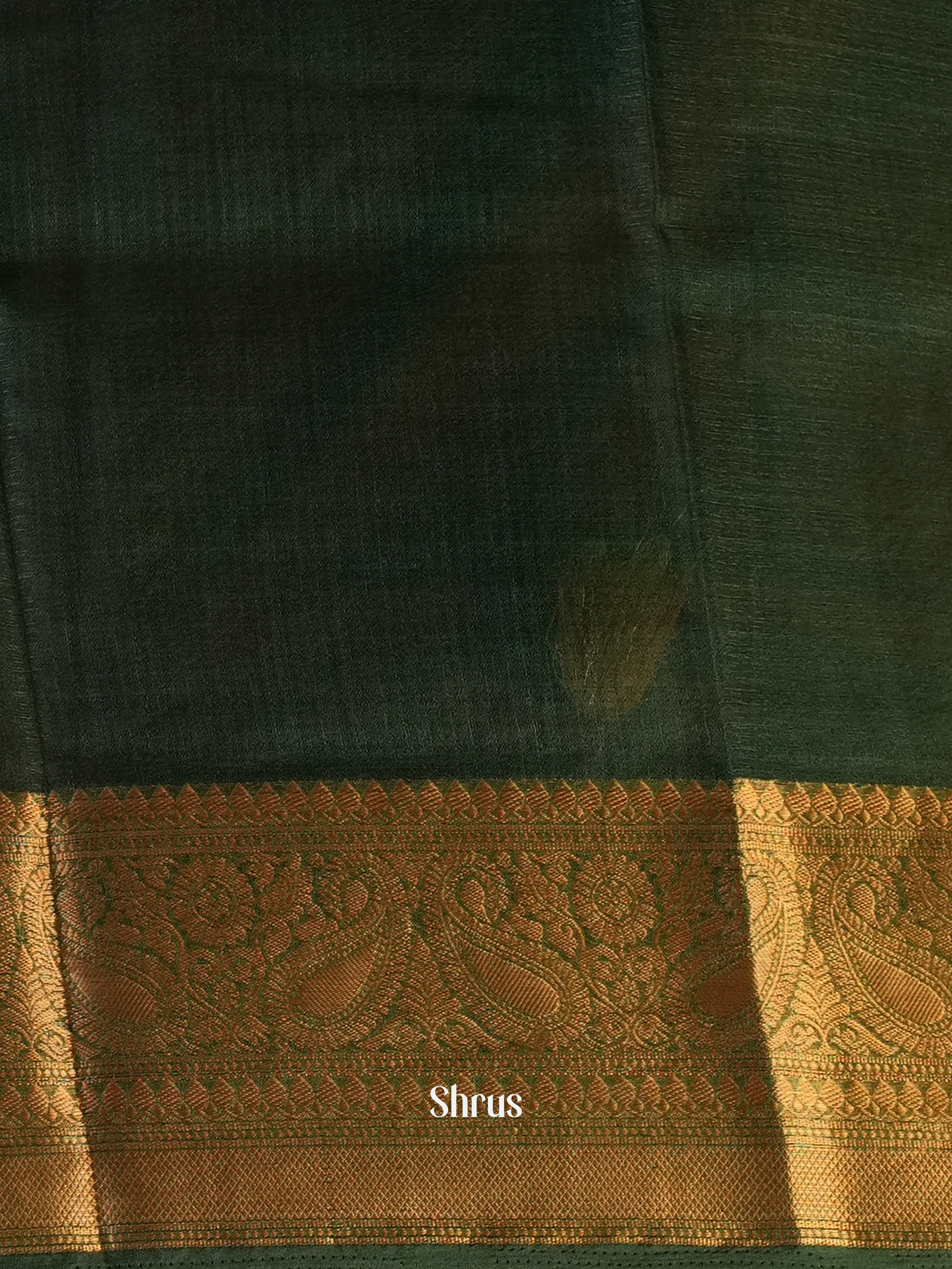 Green - Semi Organza Saree - Shop on Shrus.com