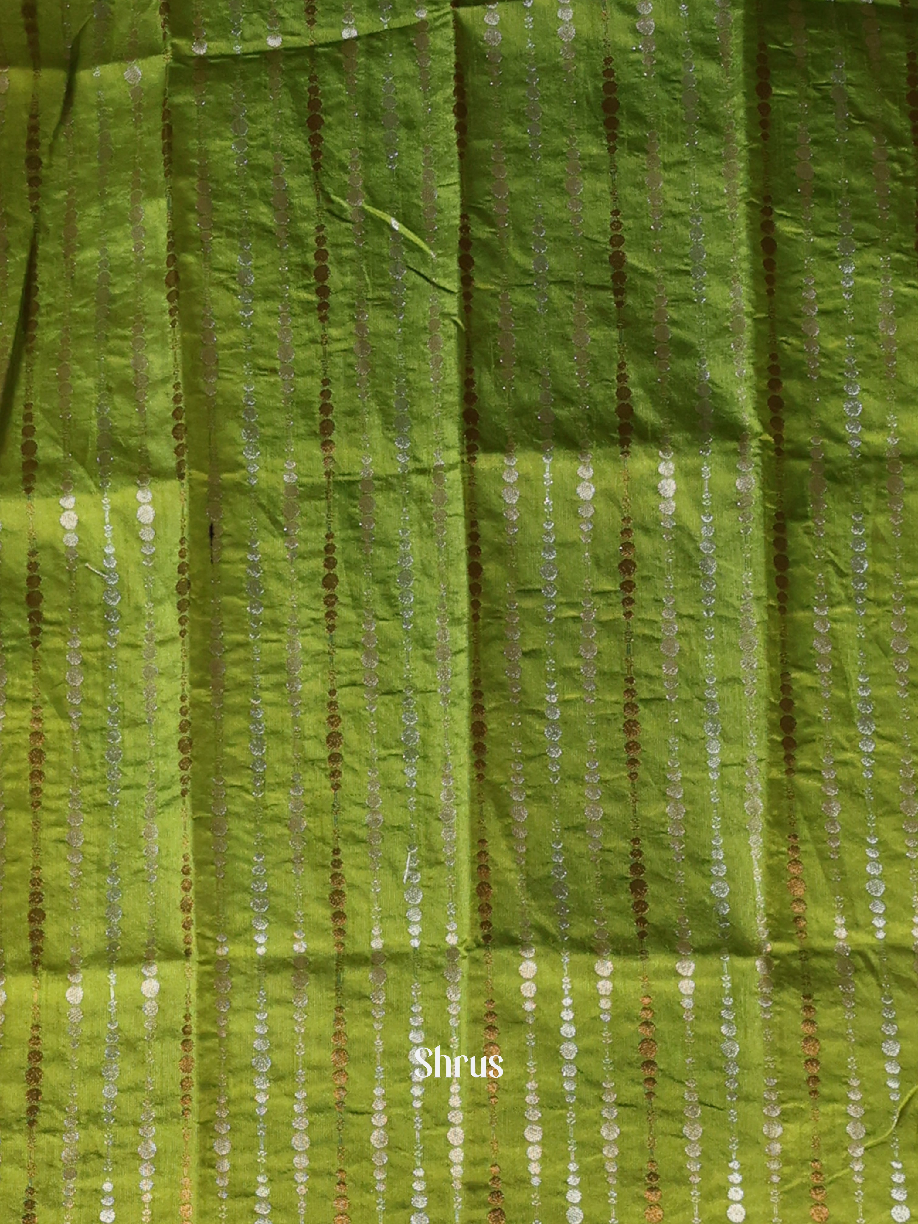 Green - Semi Organza Saree - Shop on Shrus.com