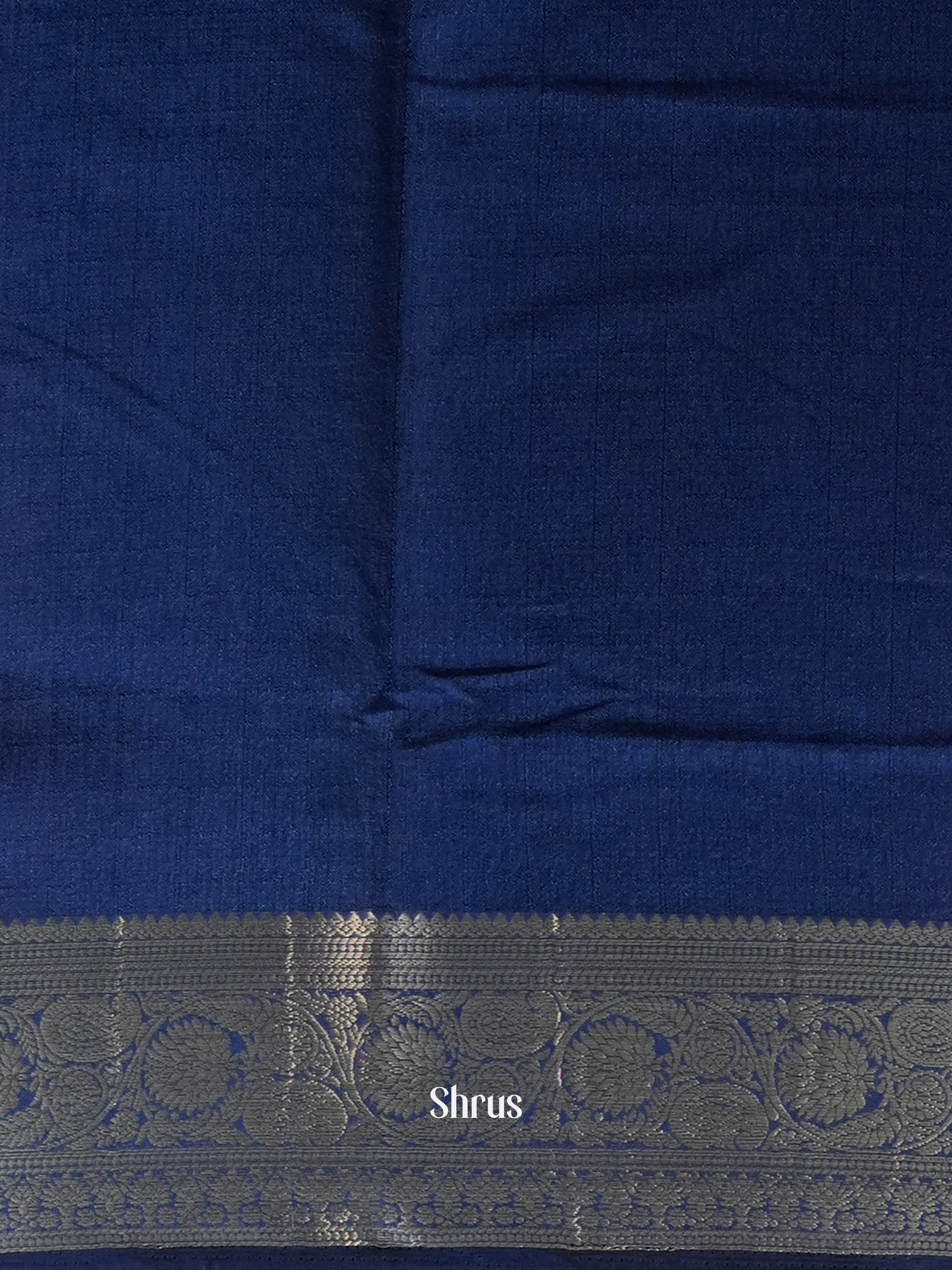 Blue - Semi Georgette Saree - Shop on Shrus.com