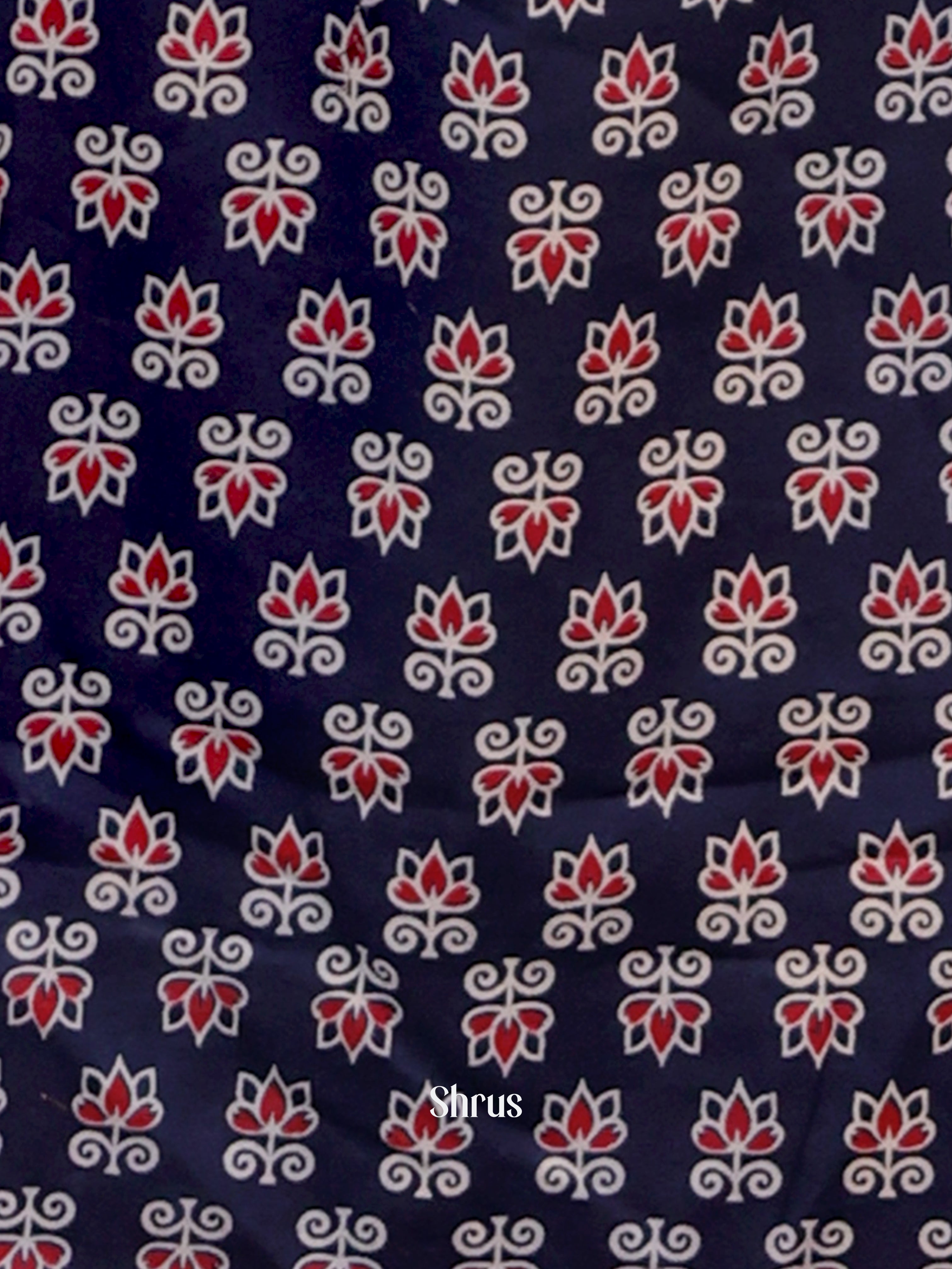 Blue & Red- AJrakh 3pc Readymade Suits - Shop on Shrus.com