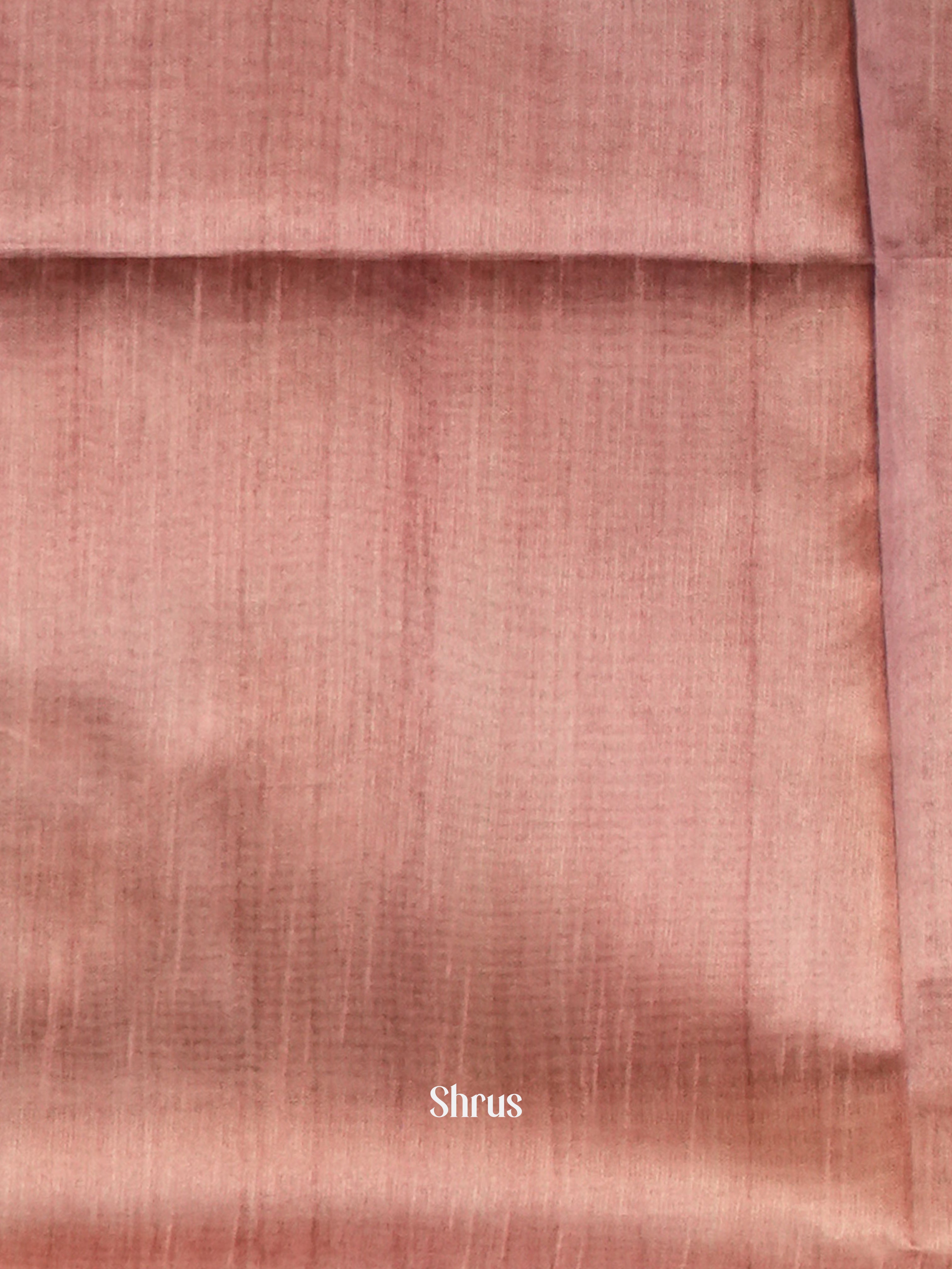 Dusty Brown - Champa semi tussar Saree - Shop on Shrus.com