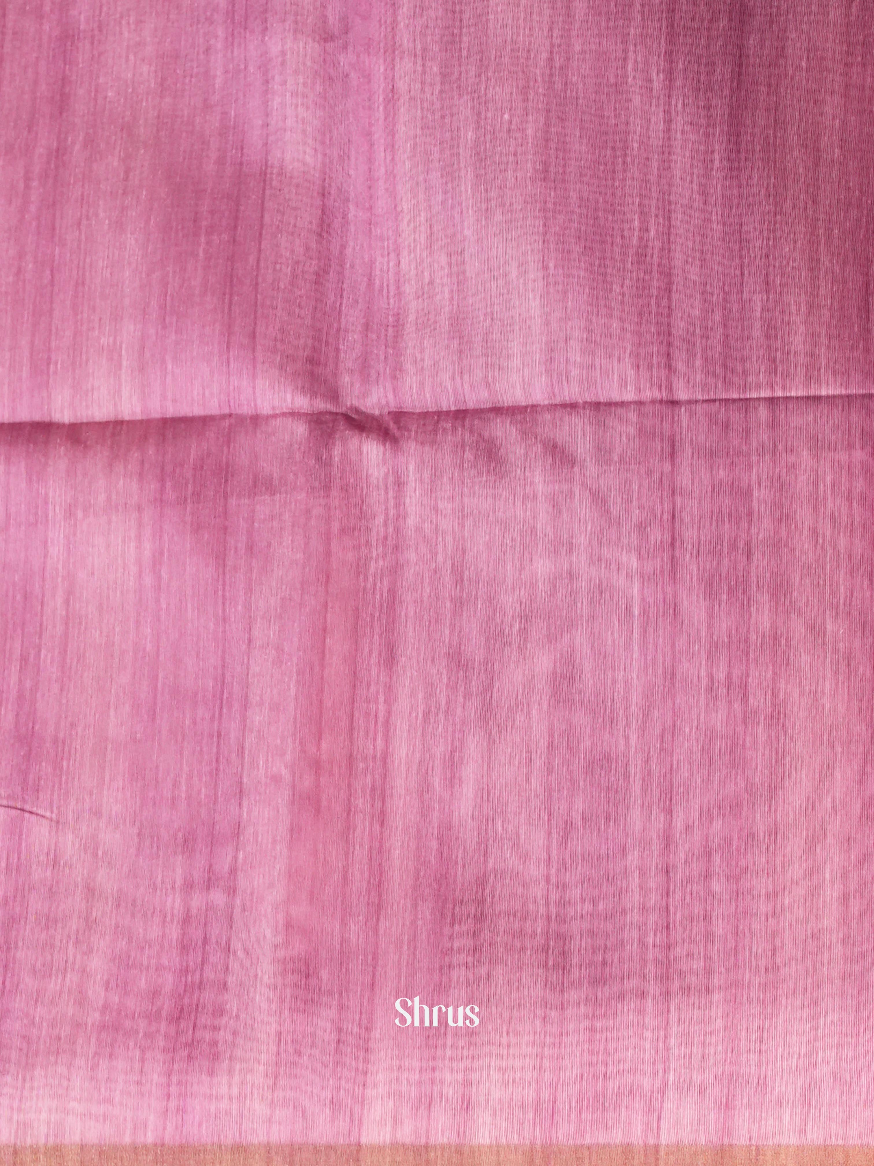 Purple & Pink- Champa semi tussar - Shop on Shrus.com