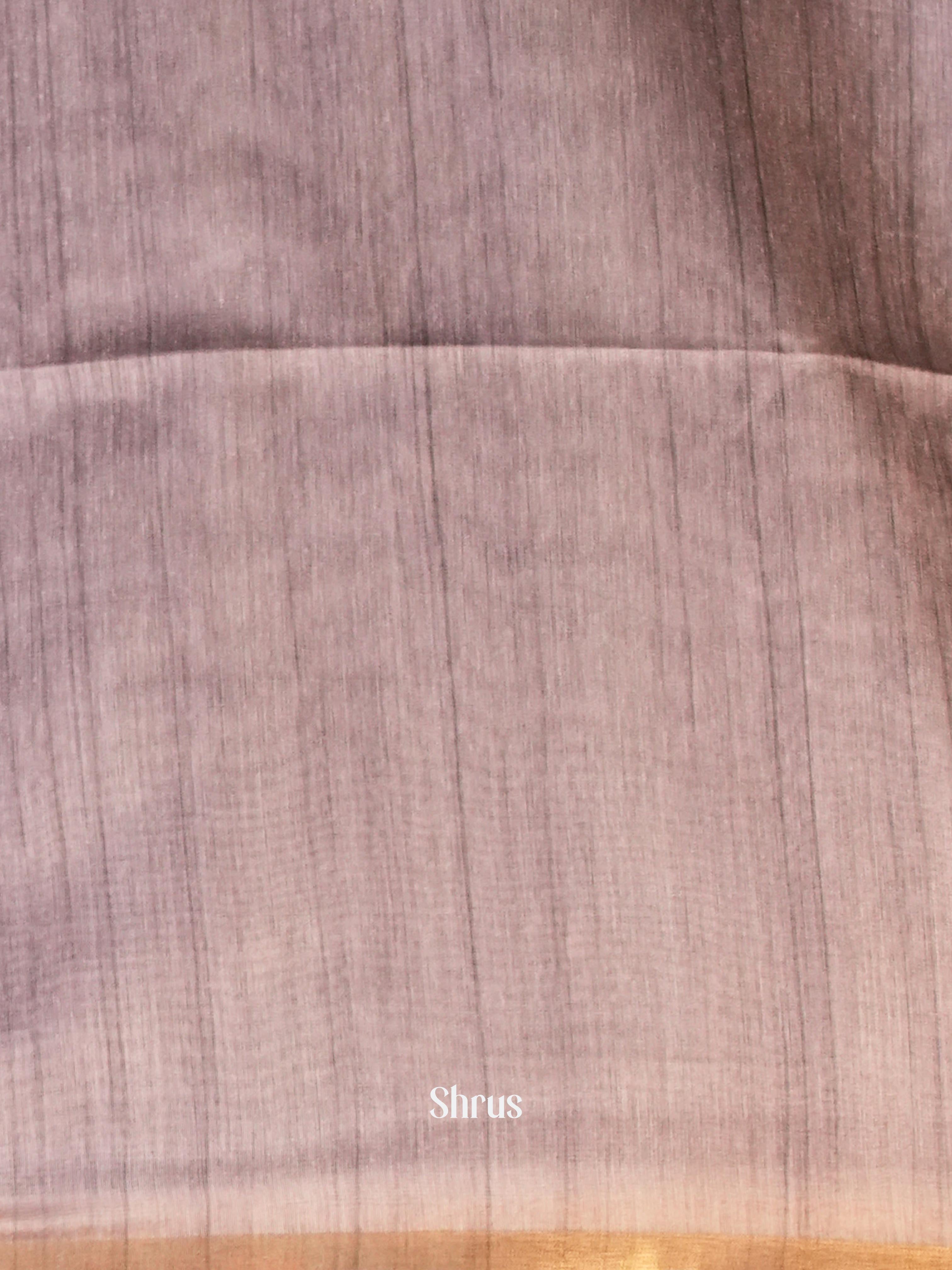 Black & Grey - Champa Semi Tussar Saree - Shop on Shrus.com