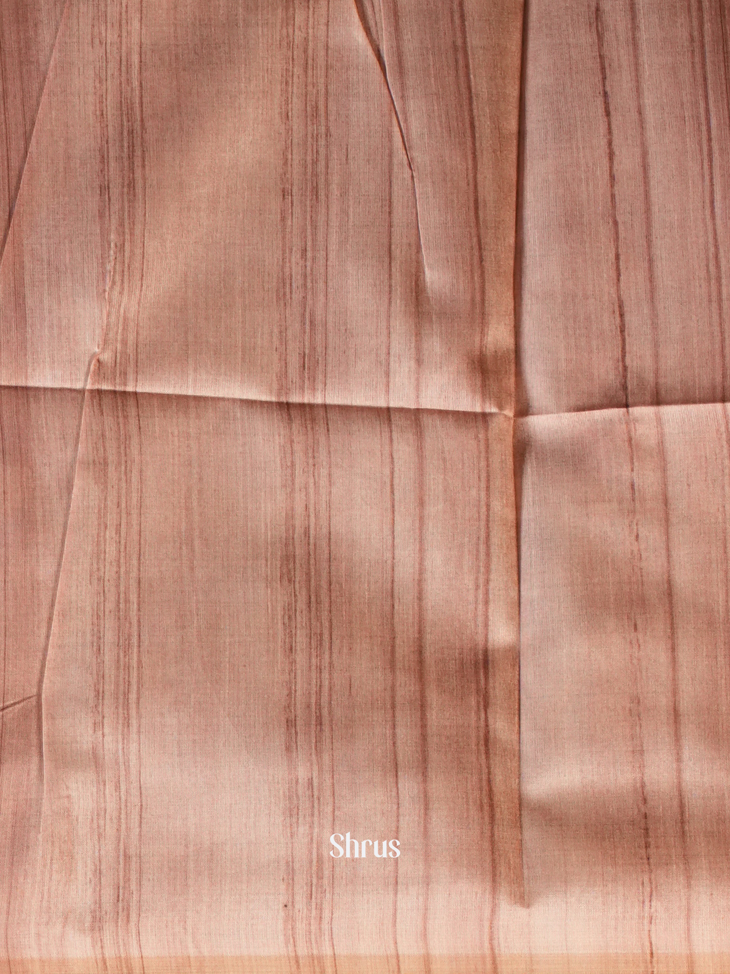 Violet & Brown- Champa semi tussar Saree - Shop on Shrus.com