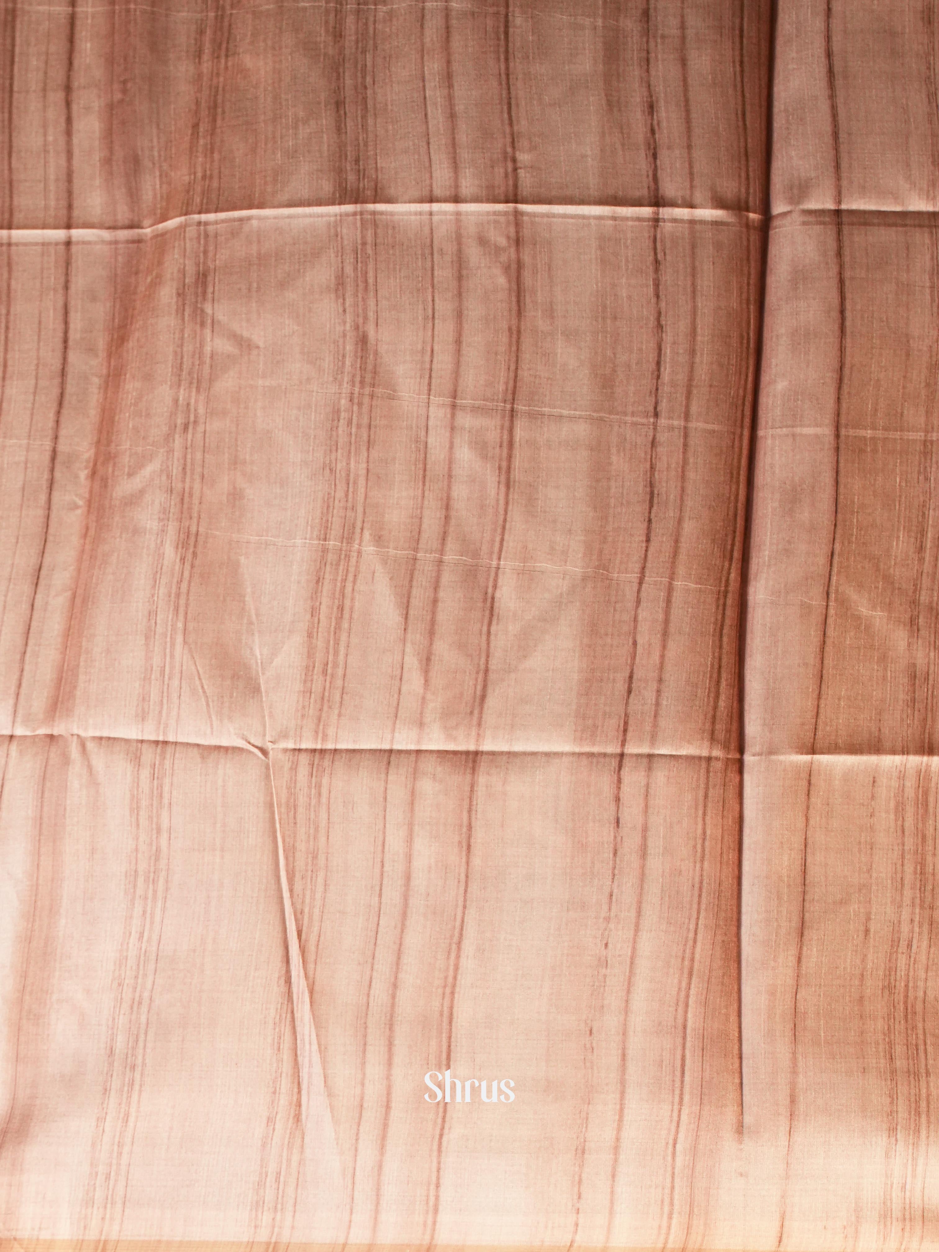 Brown & Lite Brown - Champa semi tussar - Shop on Shrus.com