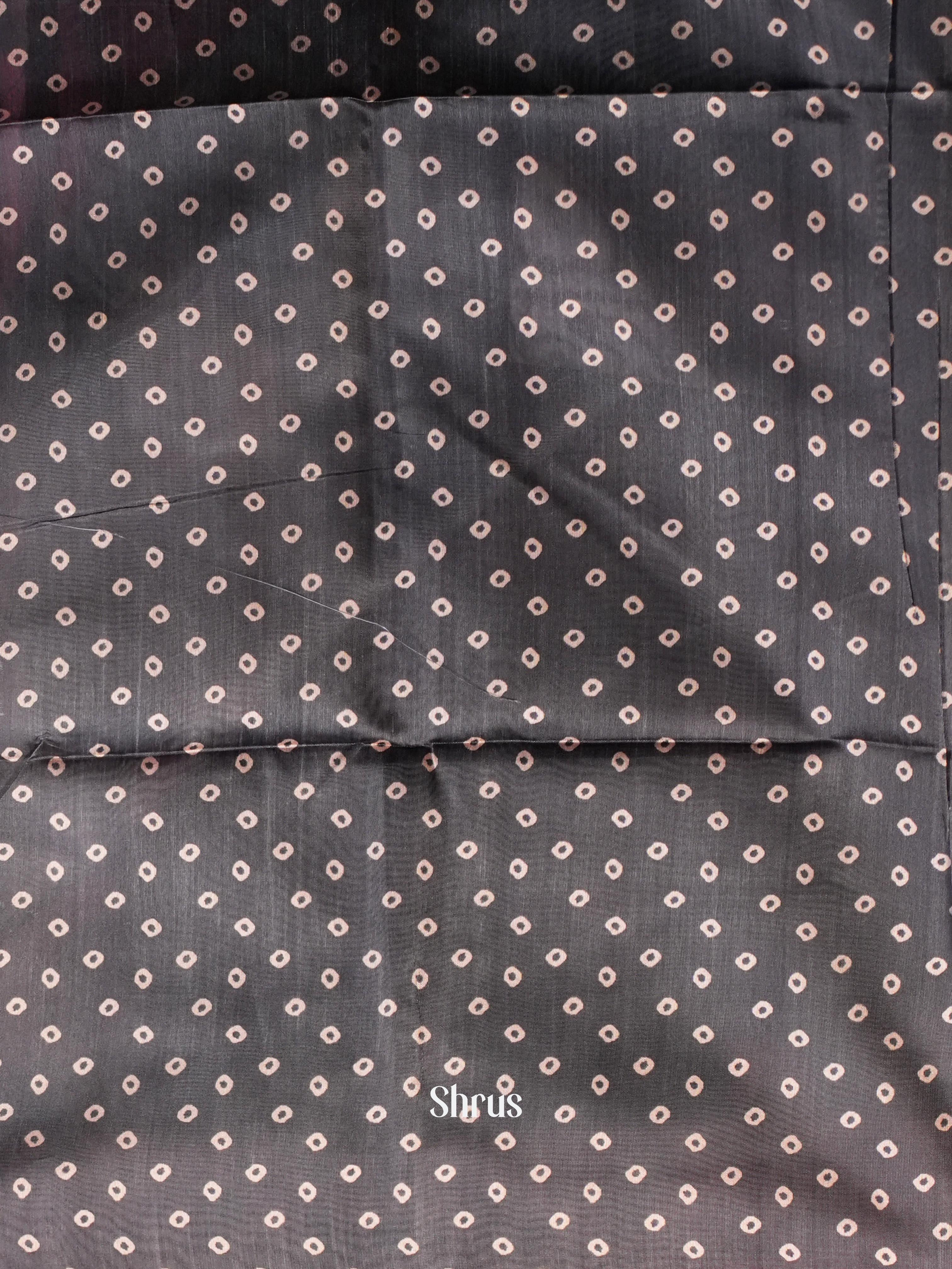 Blue & Black - Champa semi tussar - Shop on Shrus.com