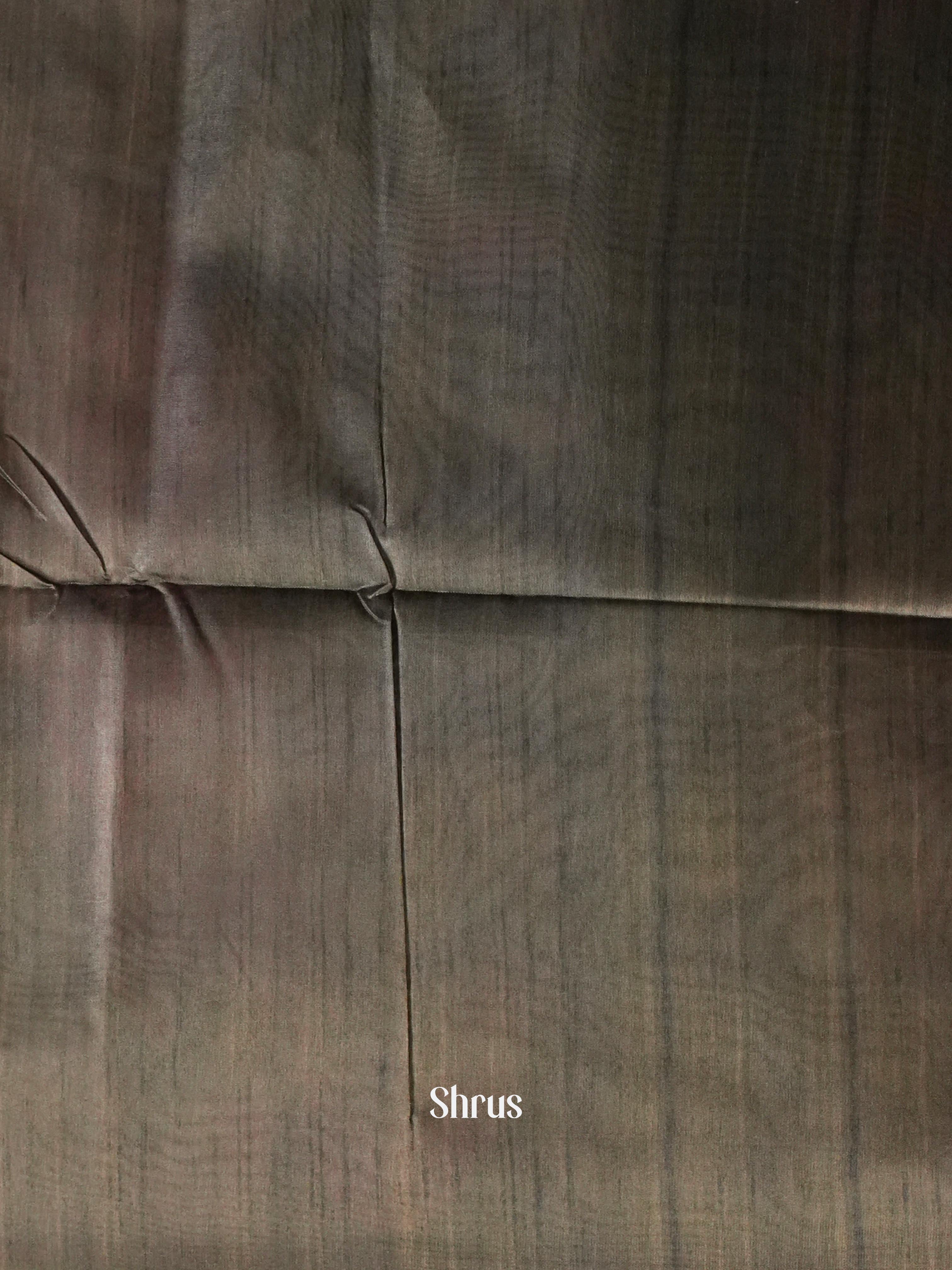 Black - Champa semi tussar - Shop on Shrus.com