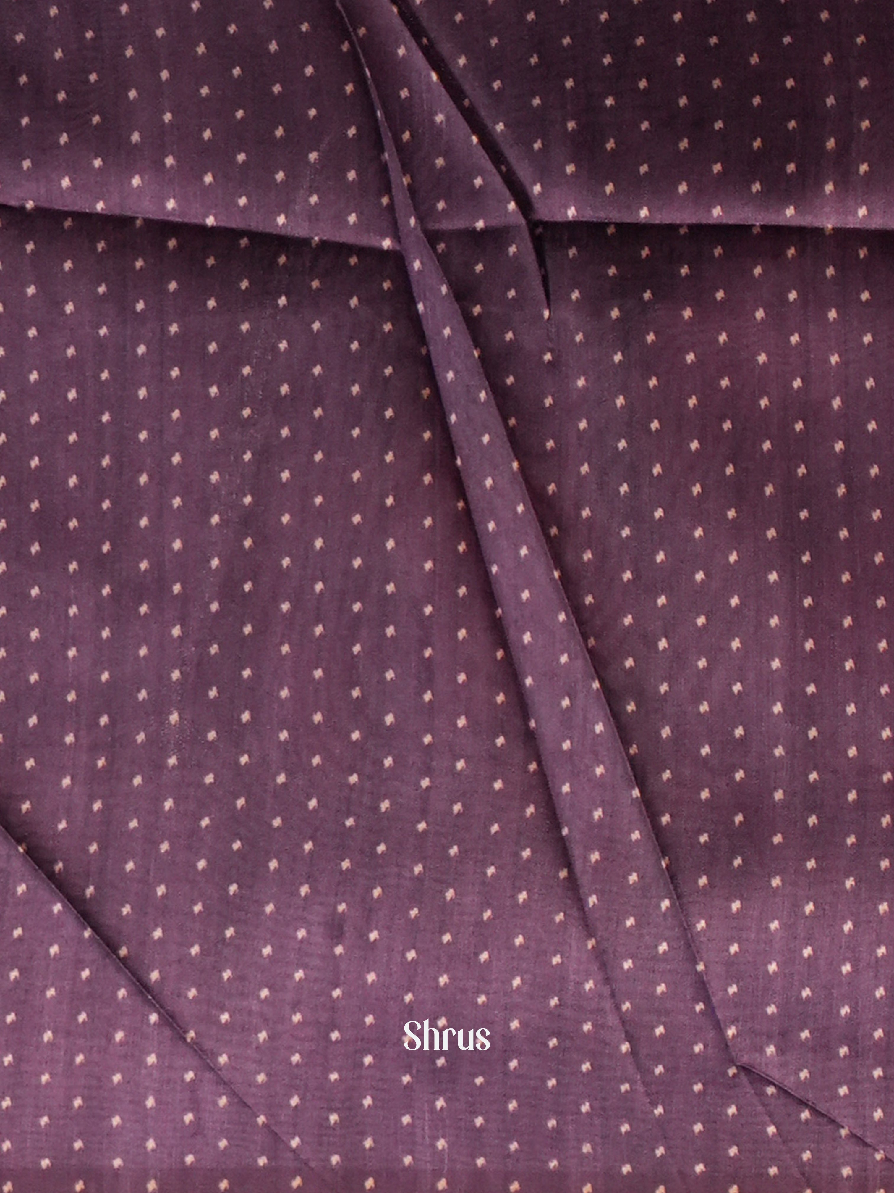 Red & Purple - Champa semi tussar Saree - Shop on Shrus.com