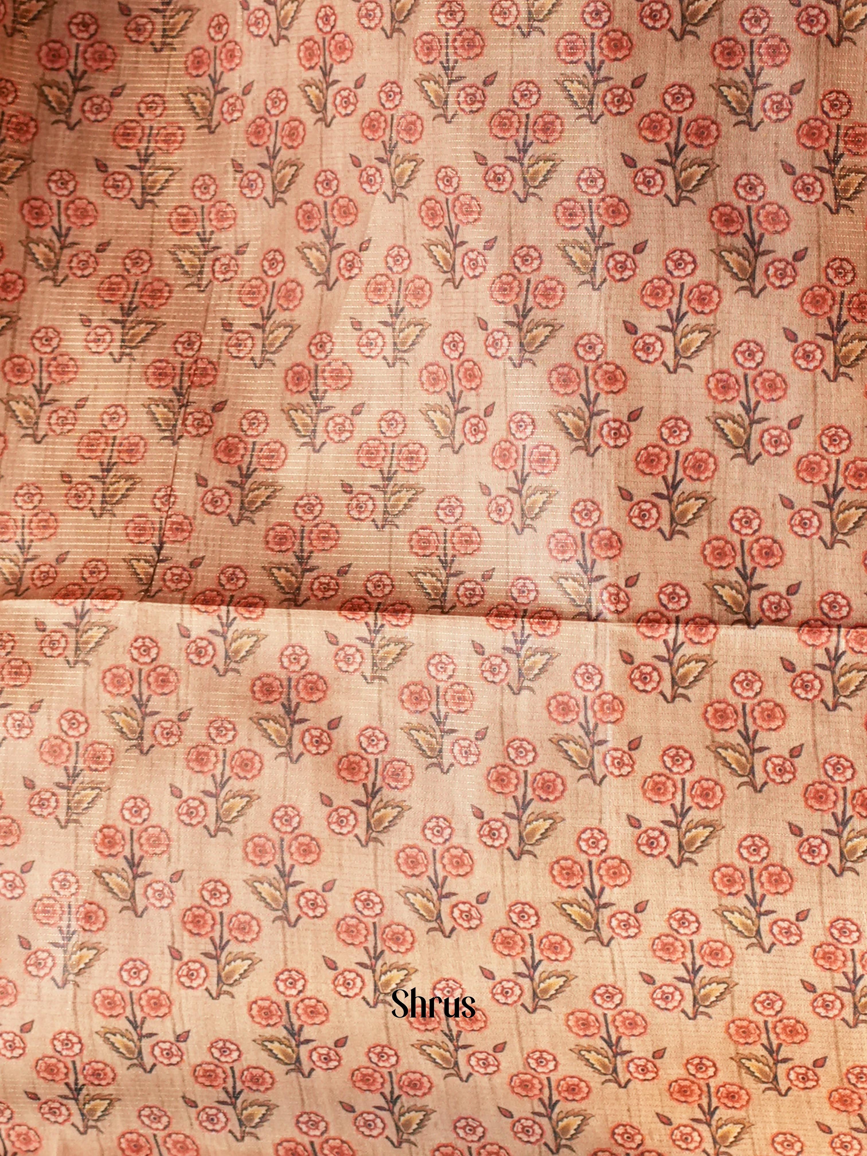 Brown & Lite Brown - Champa semi tussar - Shop on Shrus.com