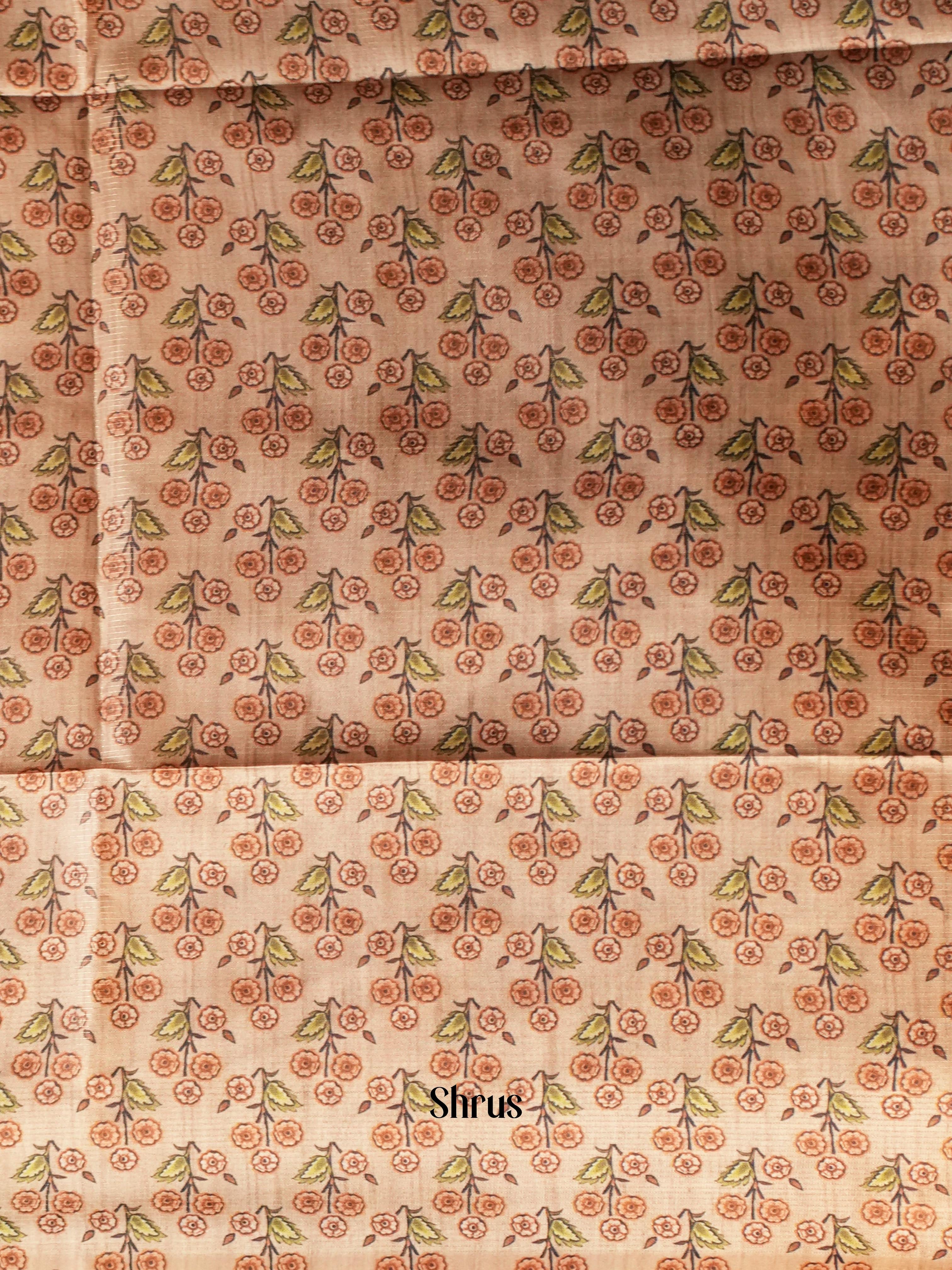 Brown & Lite Brown - Champa semi tussar - Shop on Shrus.com