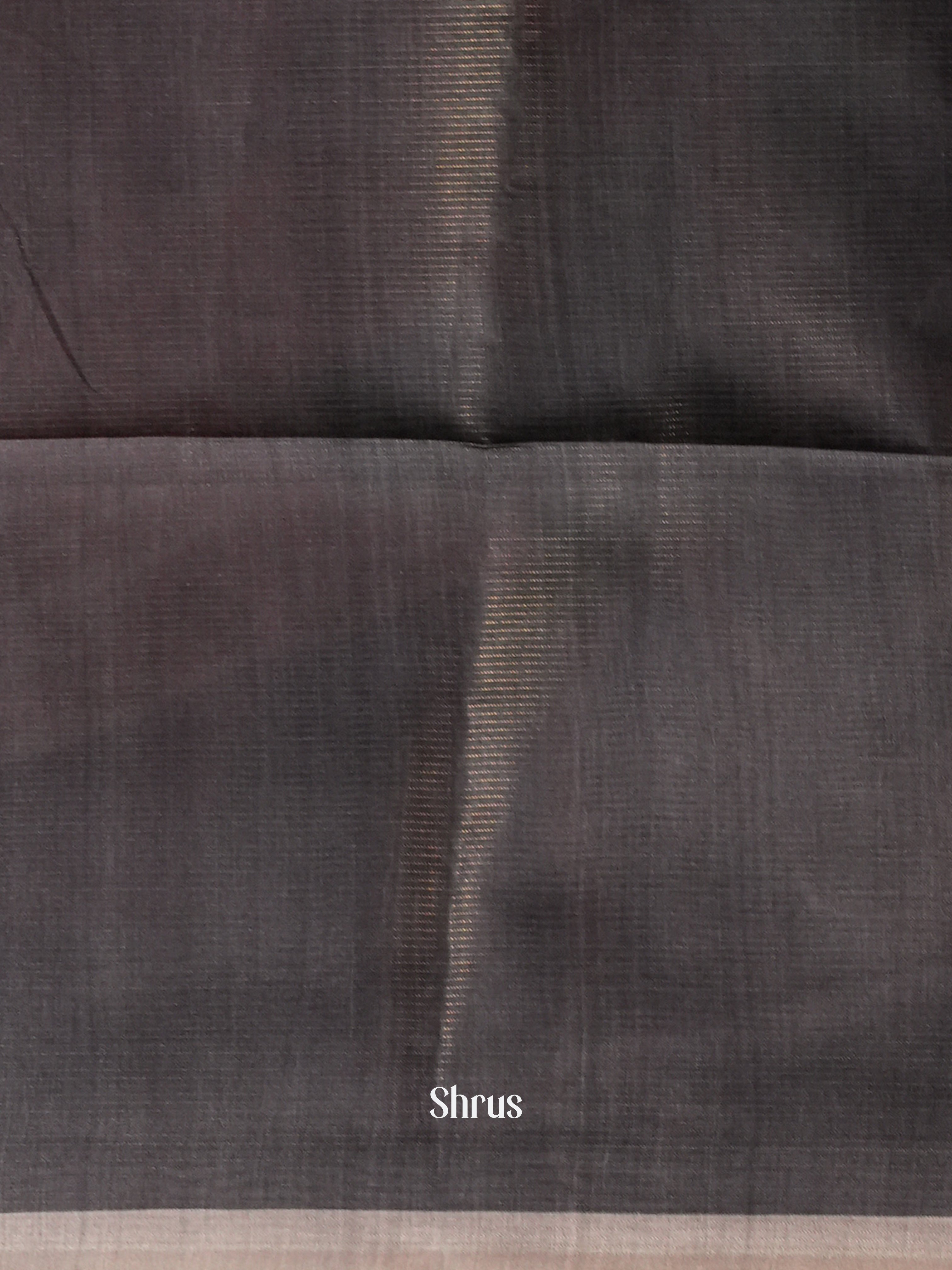 Brown & Black - Champa Semi tussar - Shop on Shrus.com