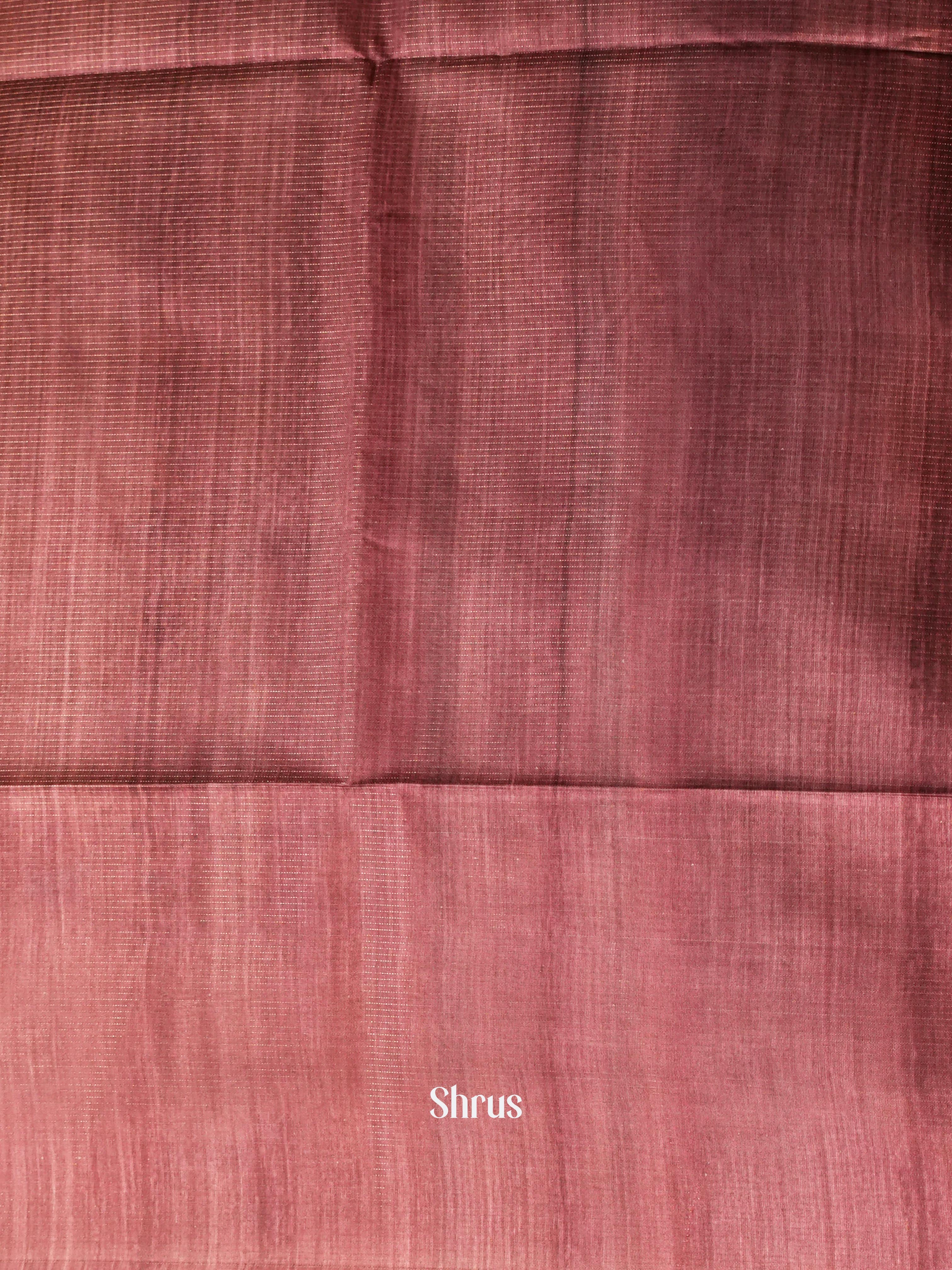 Teal & Brown - Champa semi tussar - Shop on Shrus.com