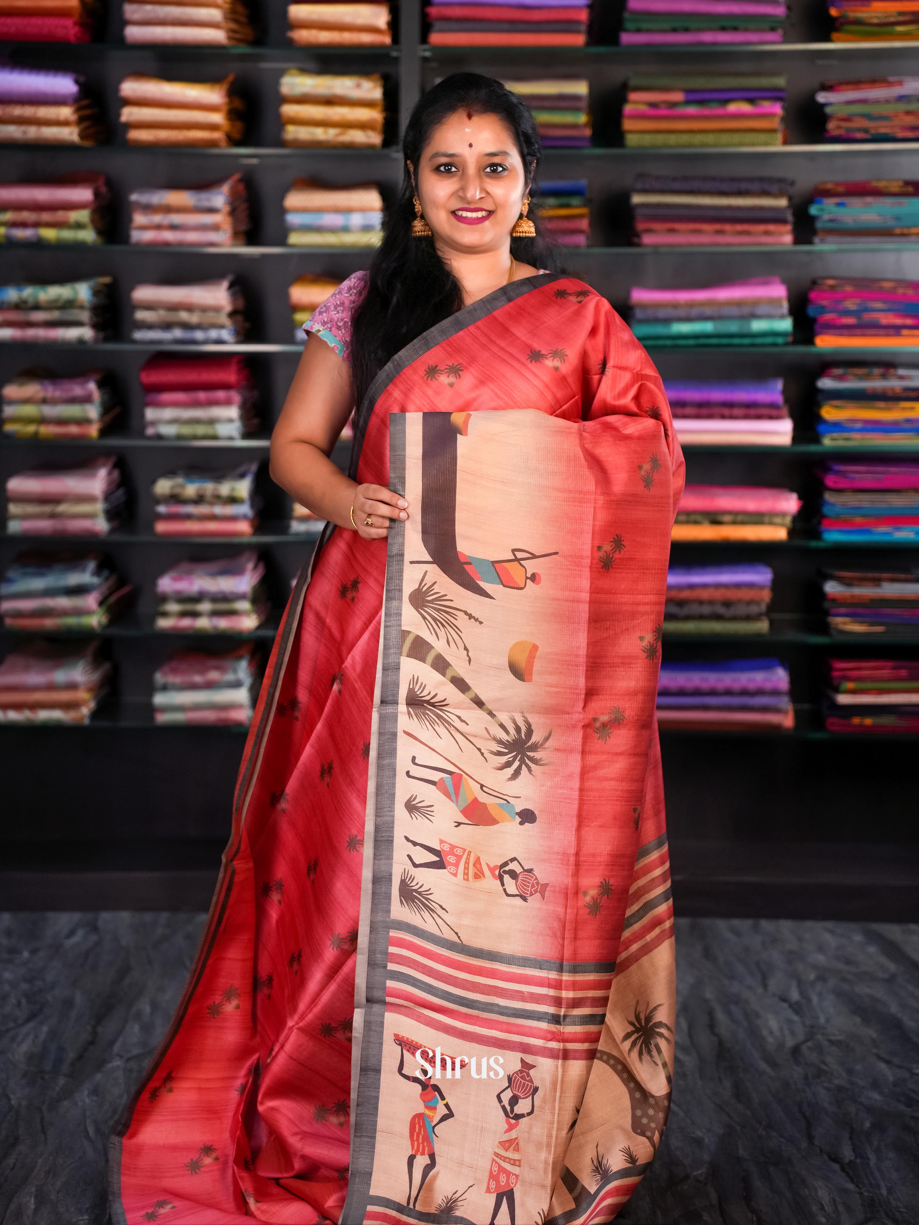 CIS16197 - Champa semi tussar - Shop on Shrus.com