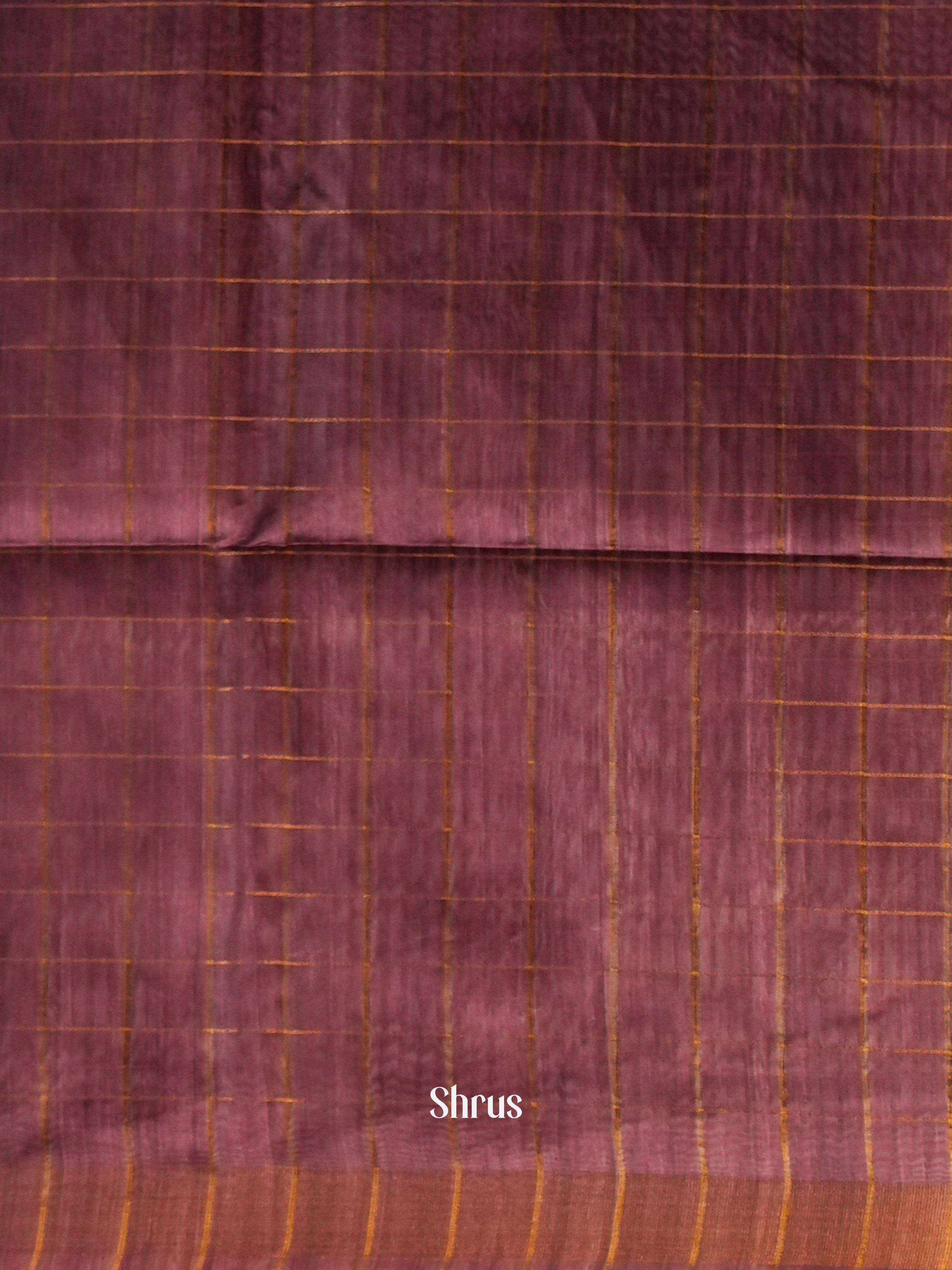 Brown - Champa semi tussar - Shop on Shrus.com