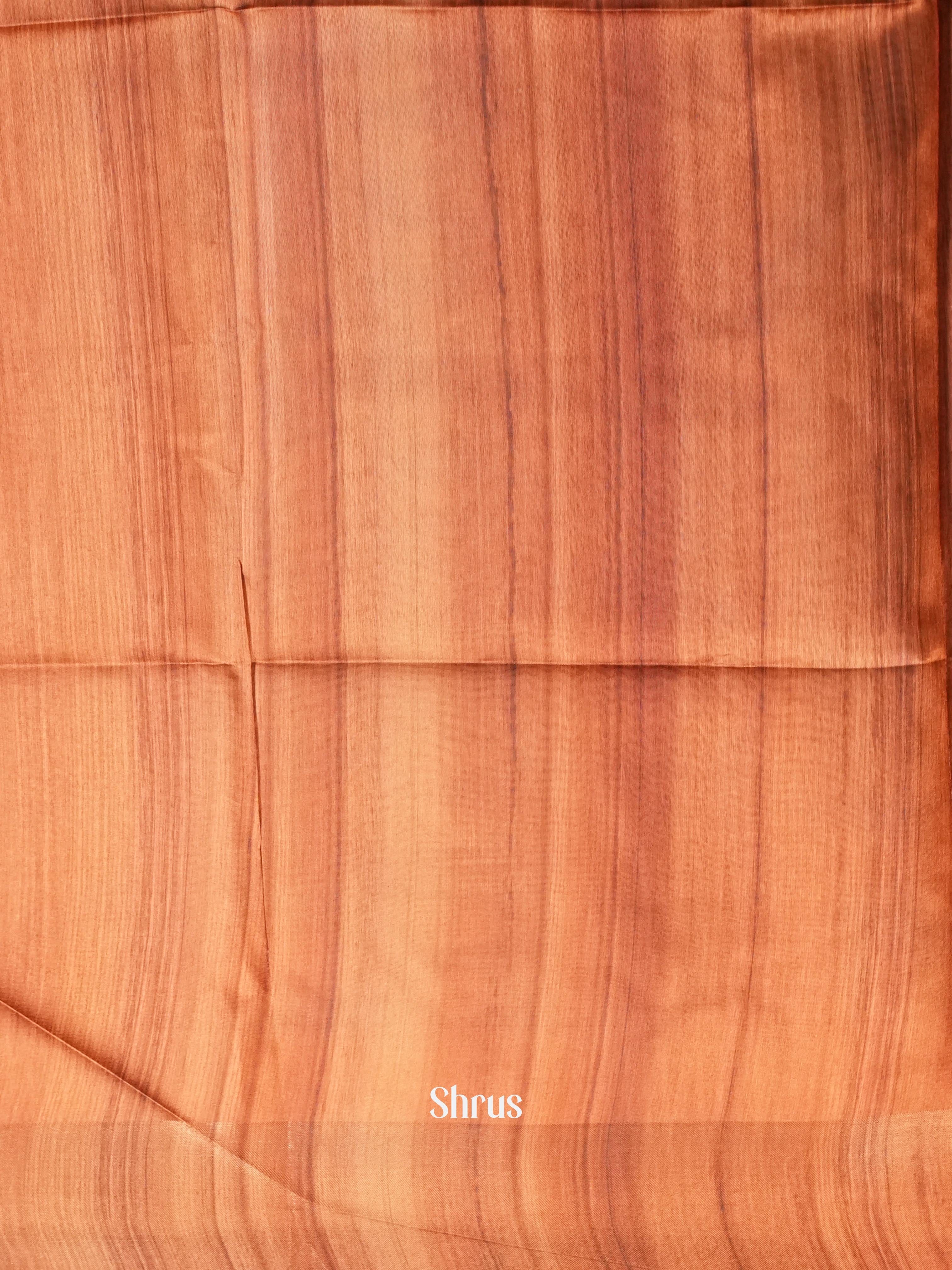 Green & Brown - Champa Semi tussar Saree - Shop on Shrus.com