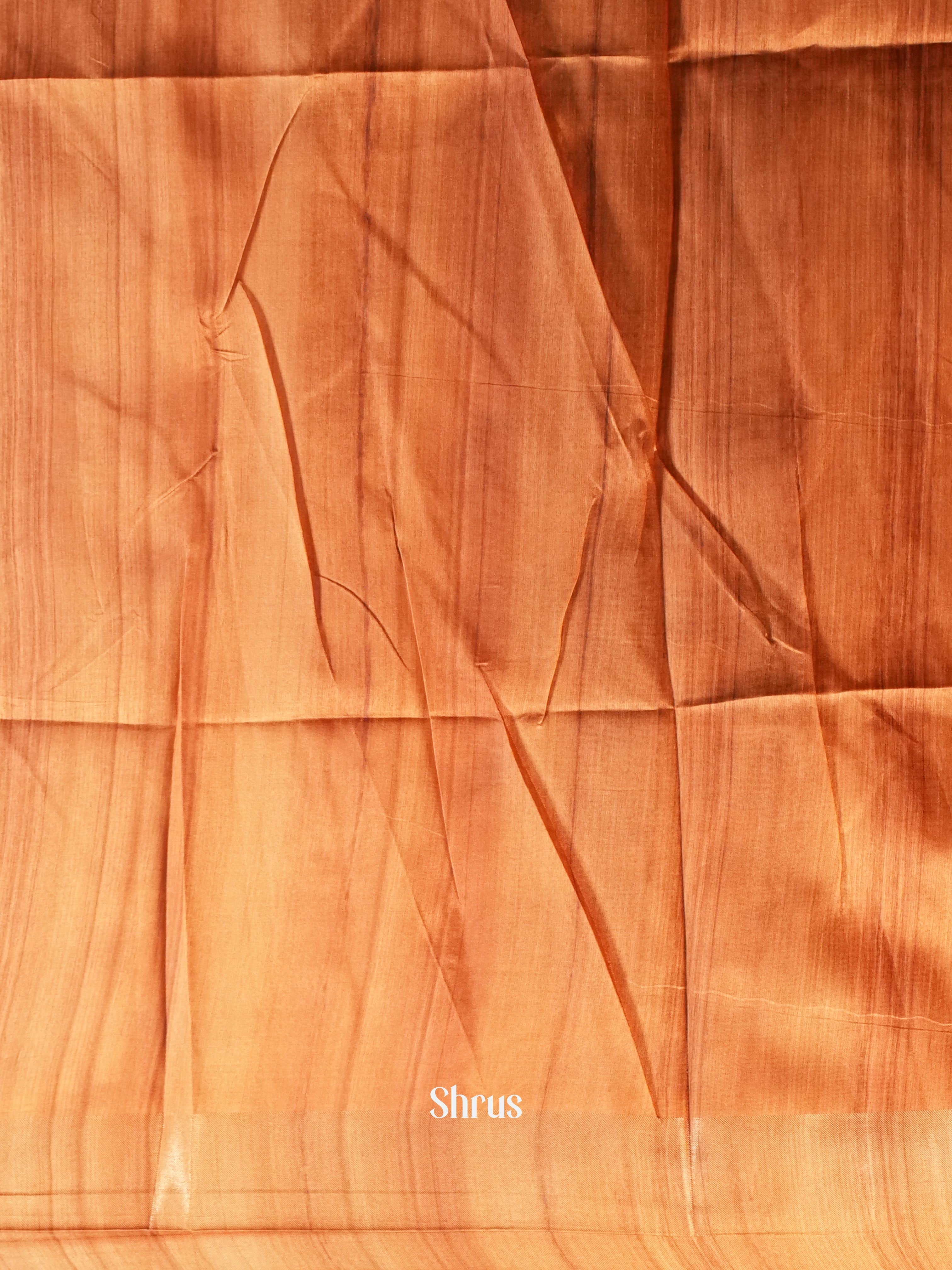 Blue & Brown - Champa semi tussar - Shop on Shrus.com