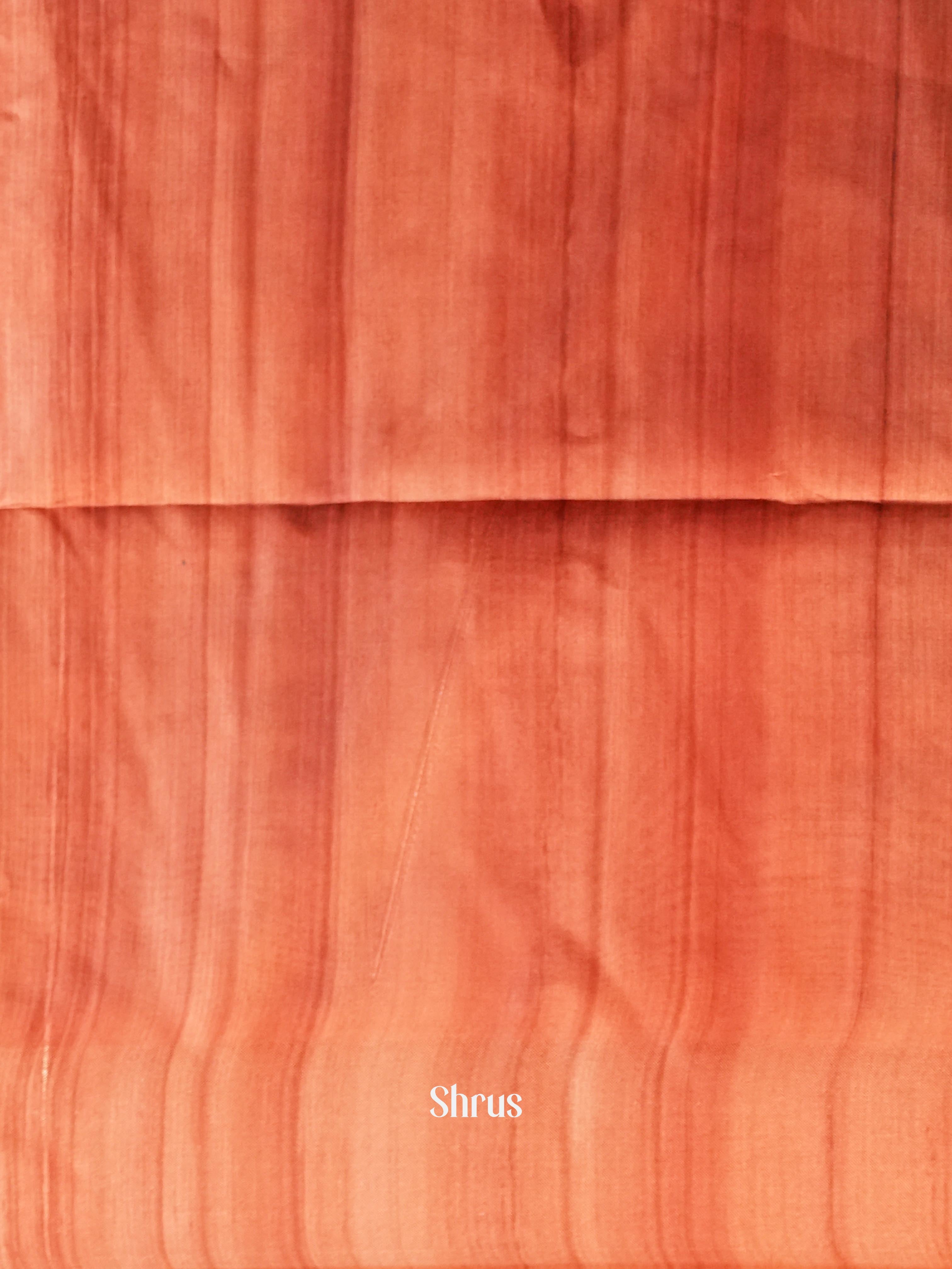 Blue & Red - Champa semi tussar - Shop on Shrus.com