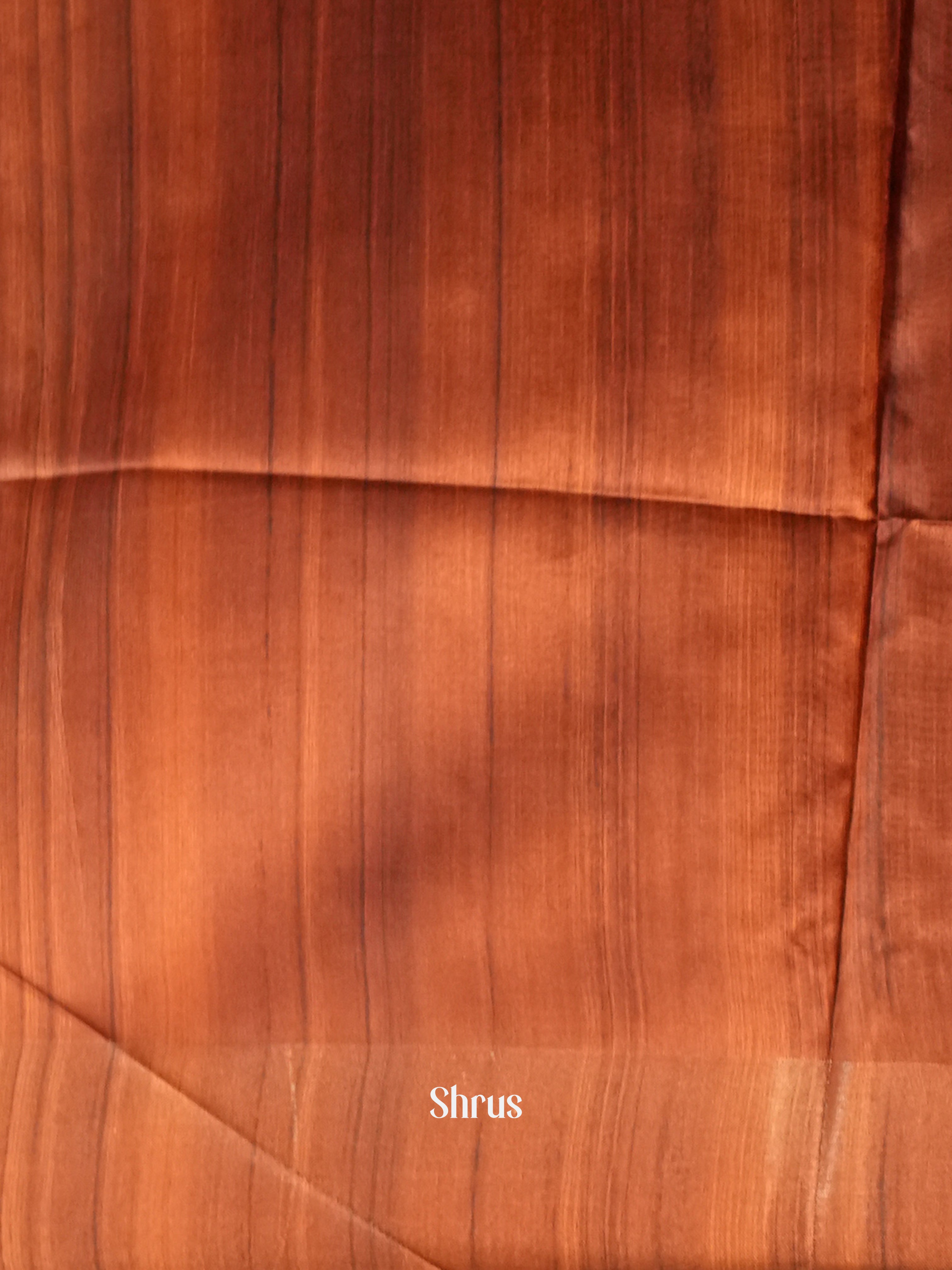 Beige & Brown - Champa semi tussar - Shop on Shrus.com