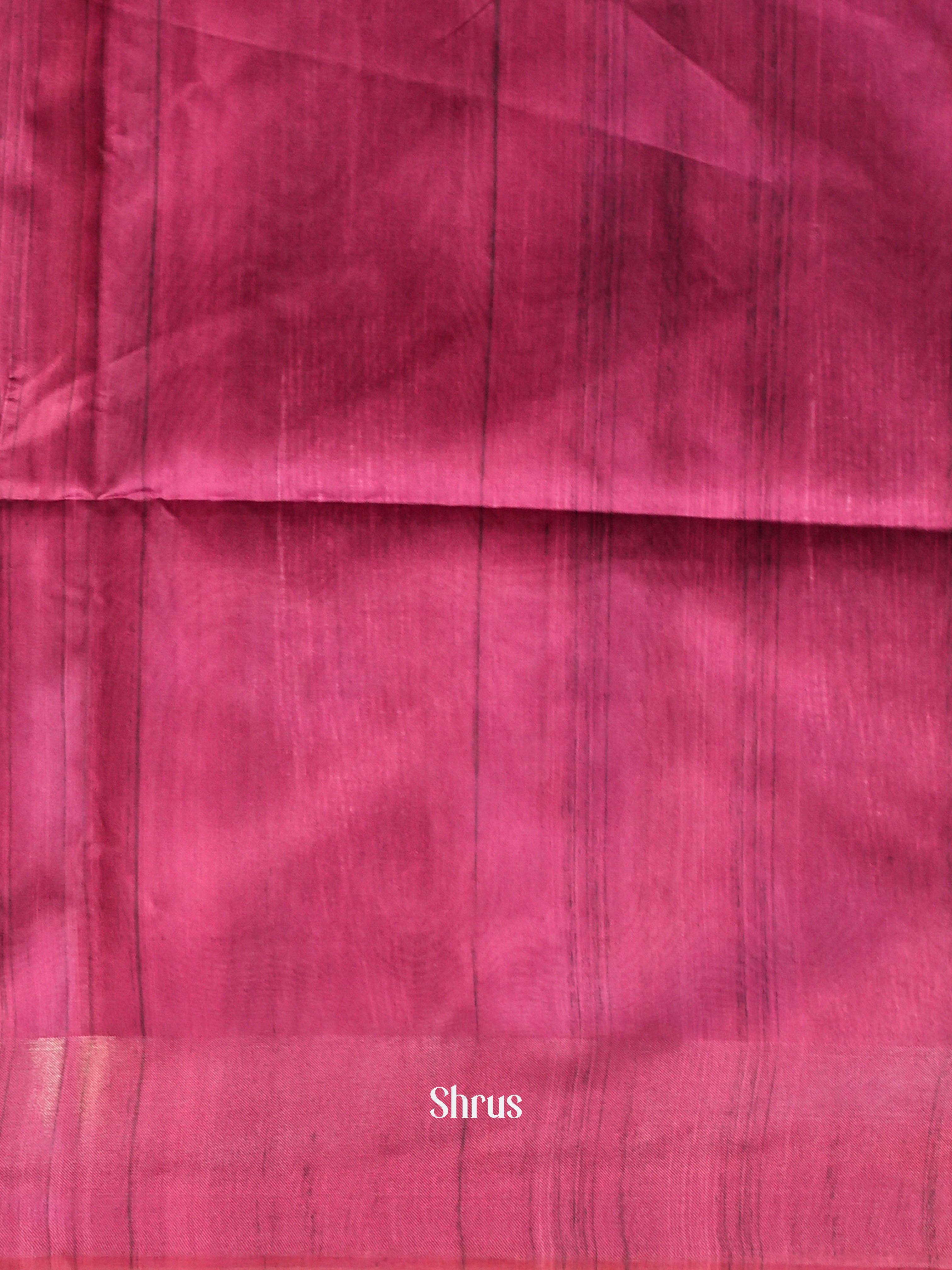 Beige & Purple - Champa semi tussar - Shop on Shrus.com