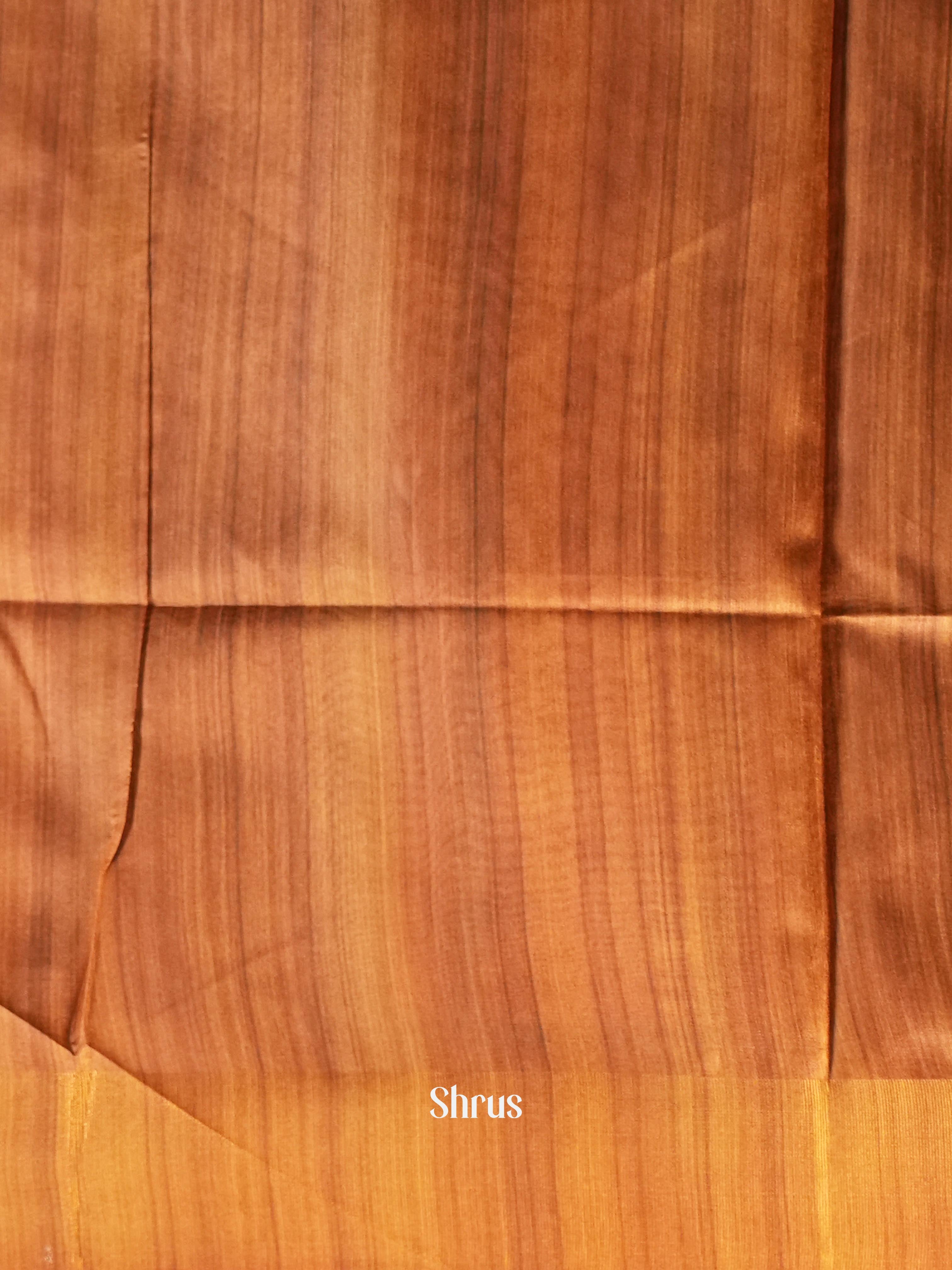 Green & Brown - Champa semi tussar - Shop on Shrus.com