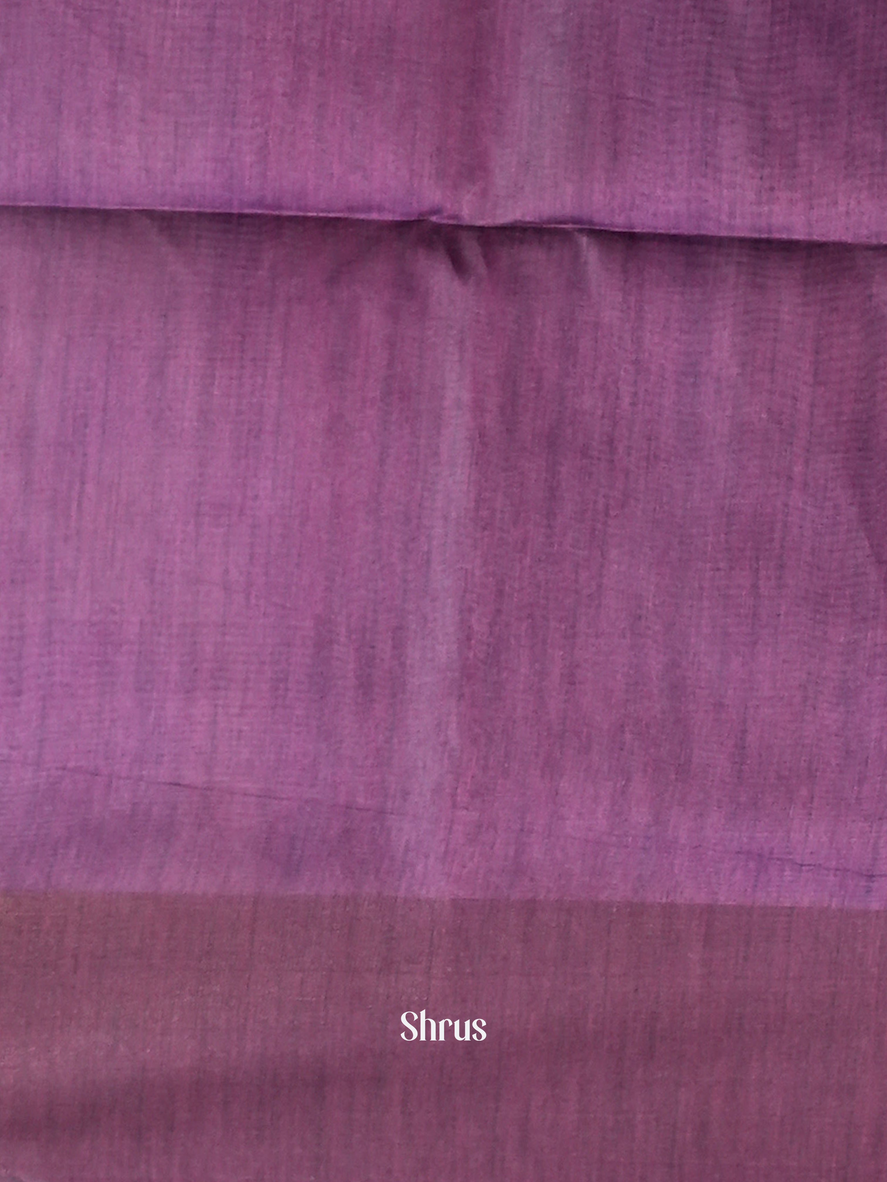 Peach & Purple - Champa semi tussar - Shop on Shrus.com