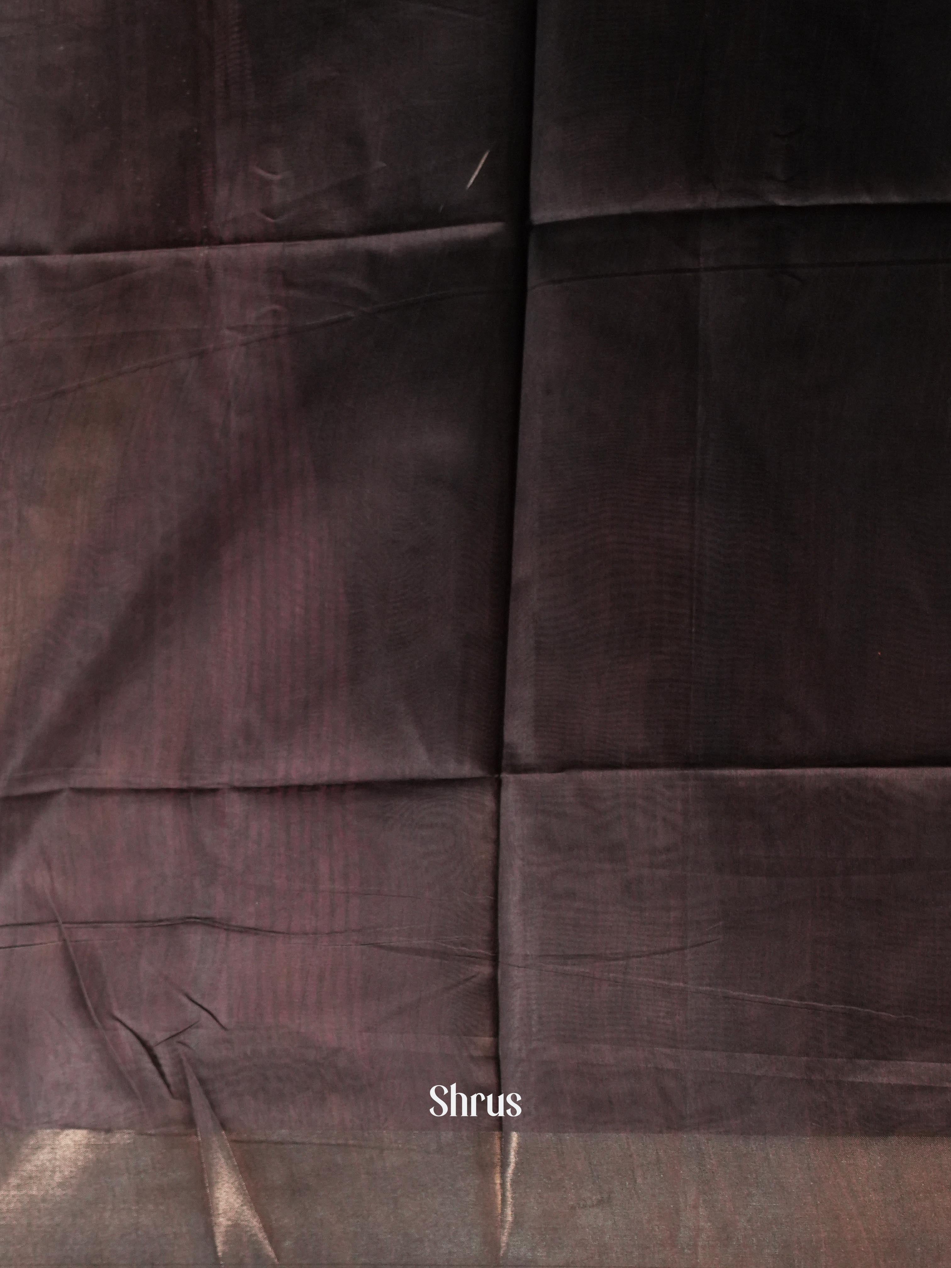 Peach & Brown - Champa Semi Tussar Saree - Shop on Shrus.com