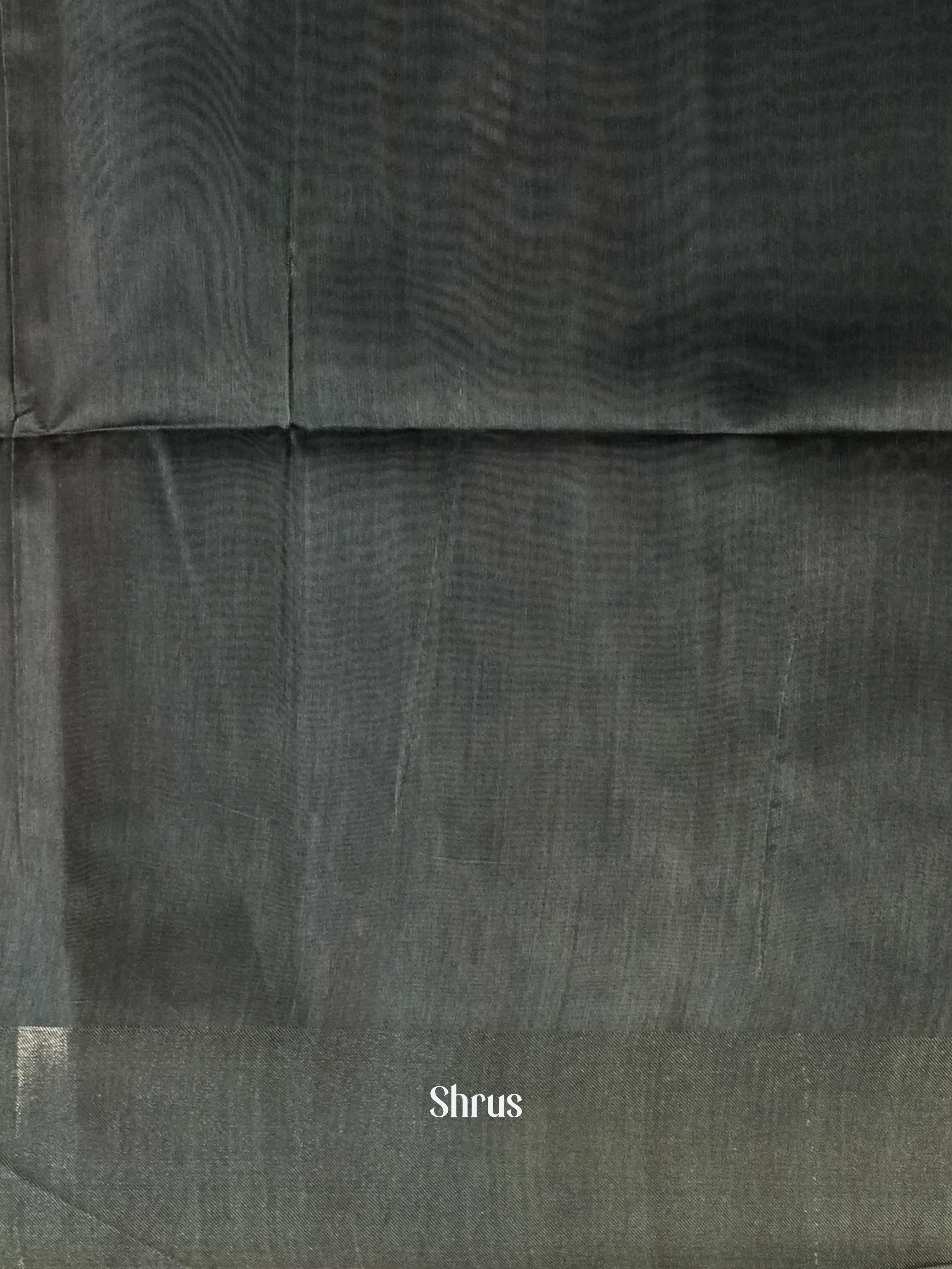 Peach & Green - Champa Semi tussar Saree - Shop on Shrus.com