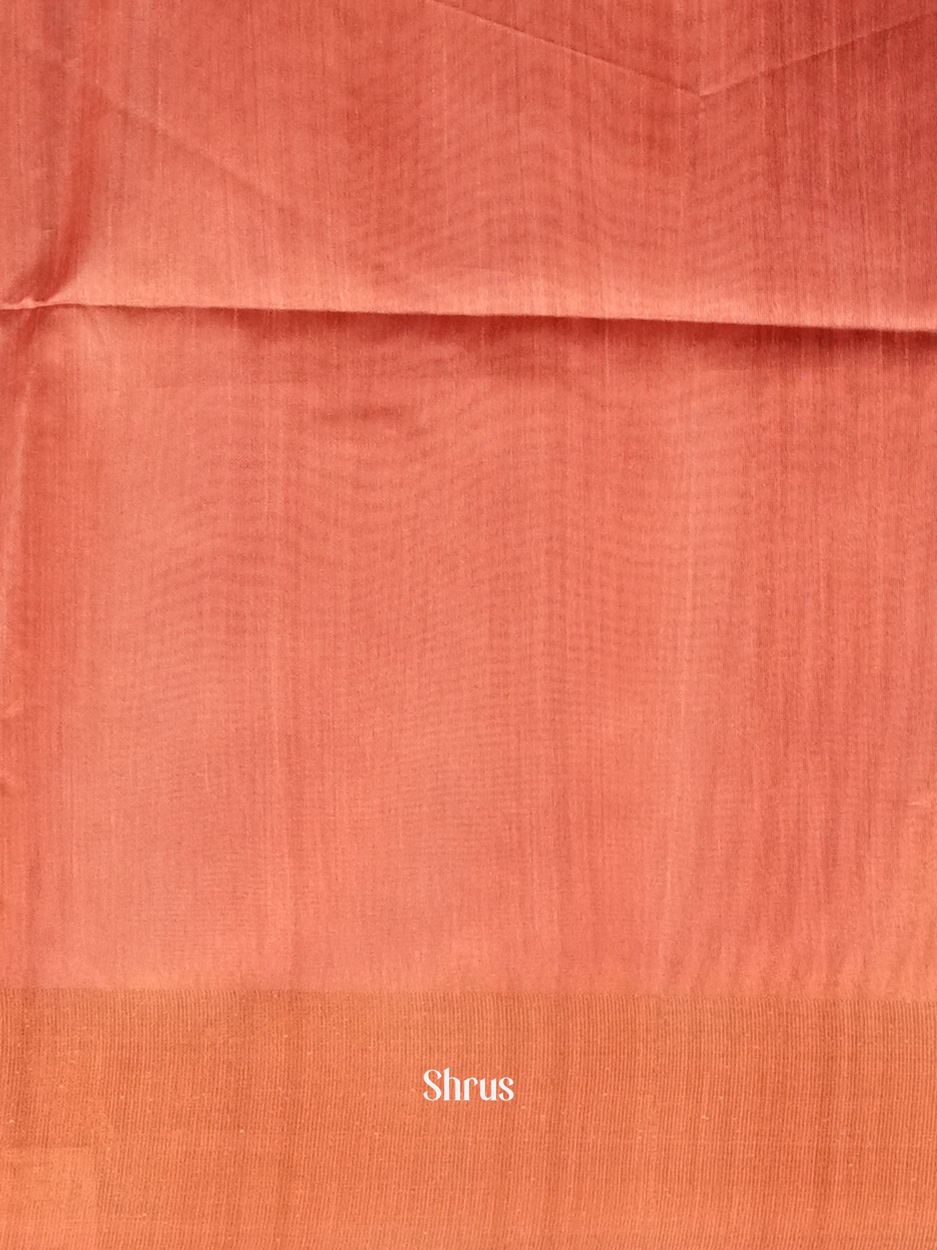 Grey & Red - Champa semi tussar - Shop on Shrus.com