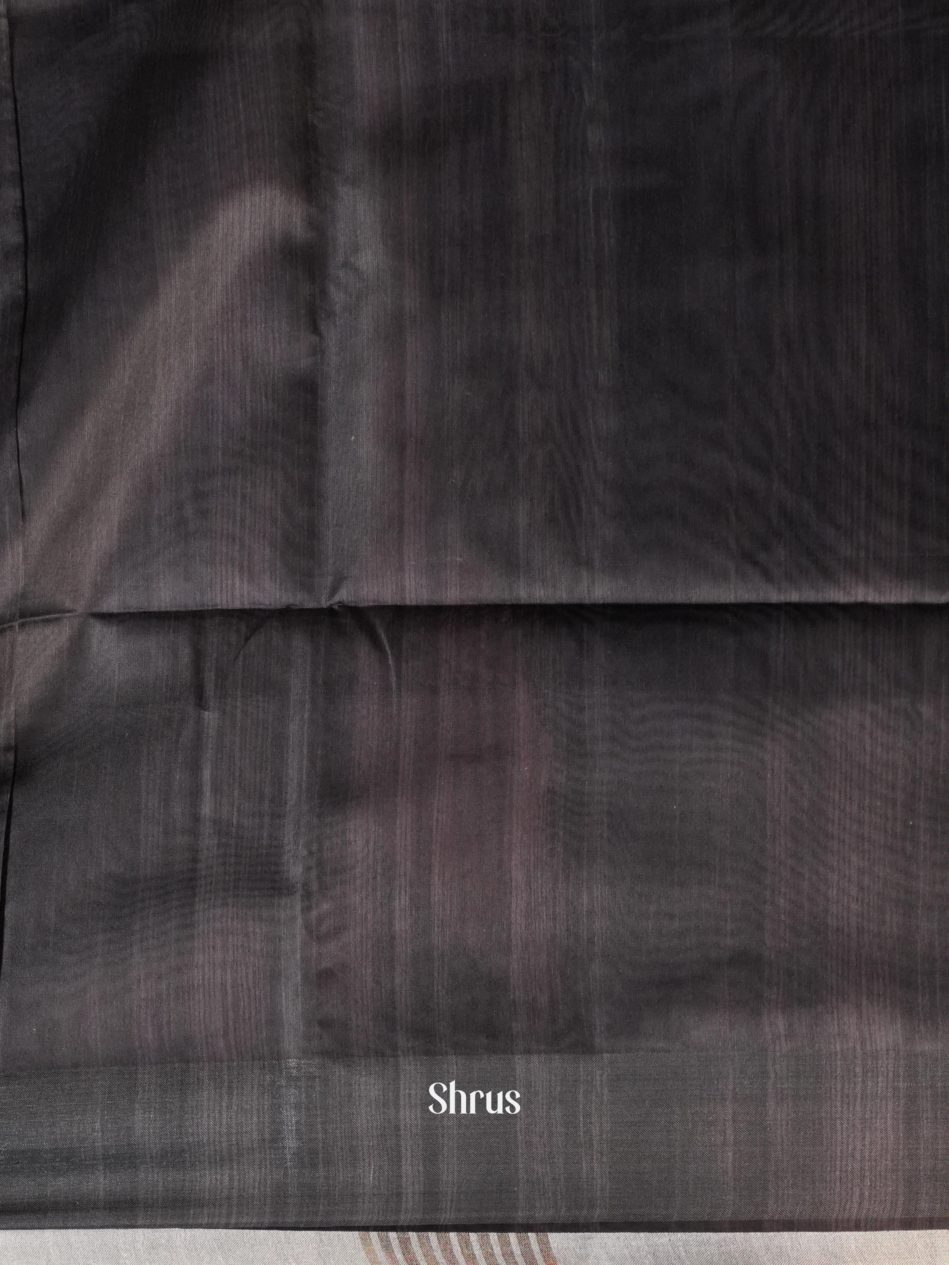 Grey & Blue- Champa Semi tussar Saree - Shop on Shrus.com