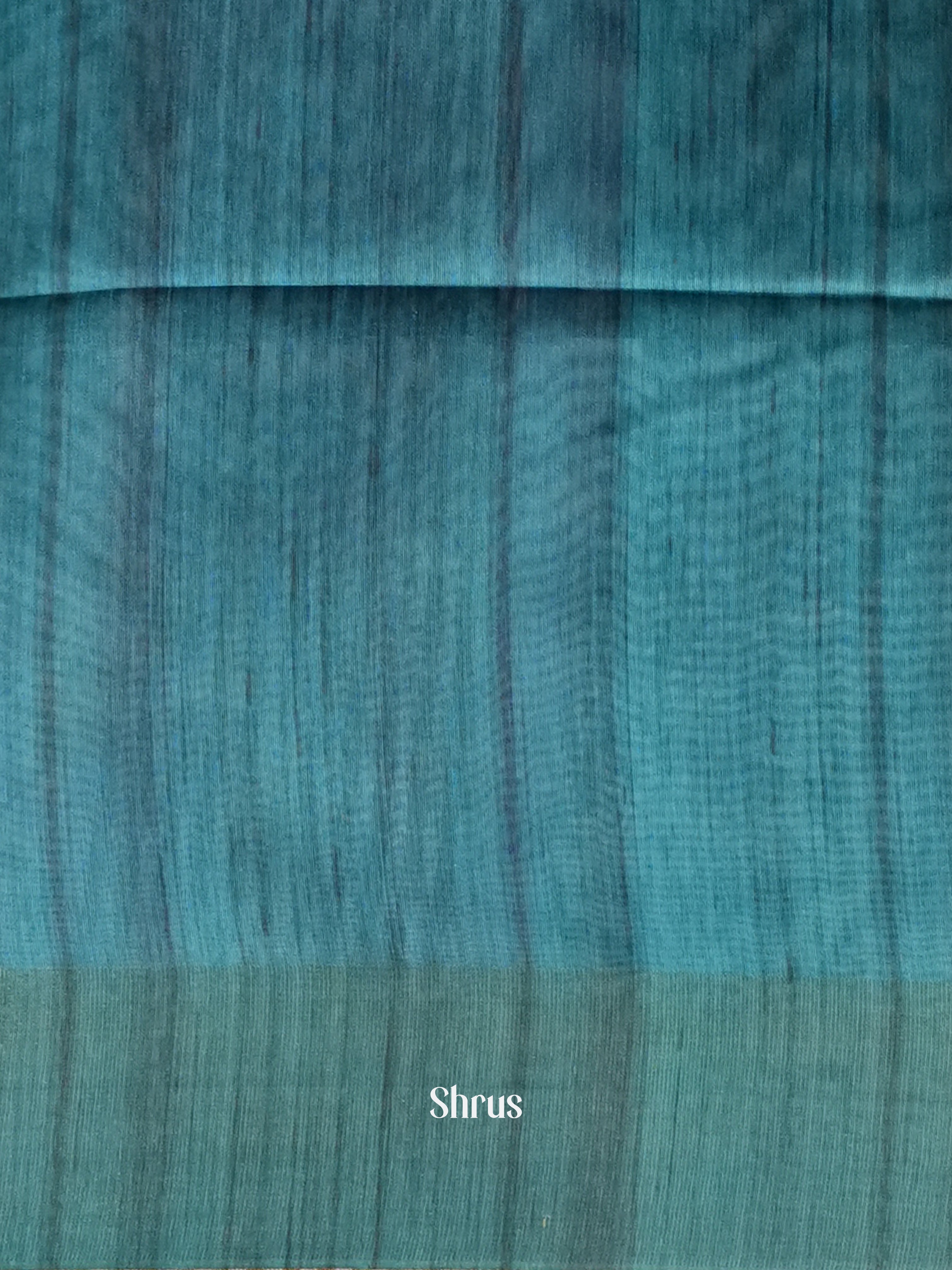 Black & Blue - Champa semi tussar - Shop on Shrus.com