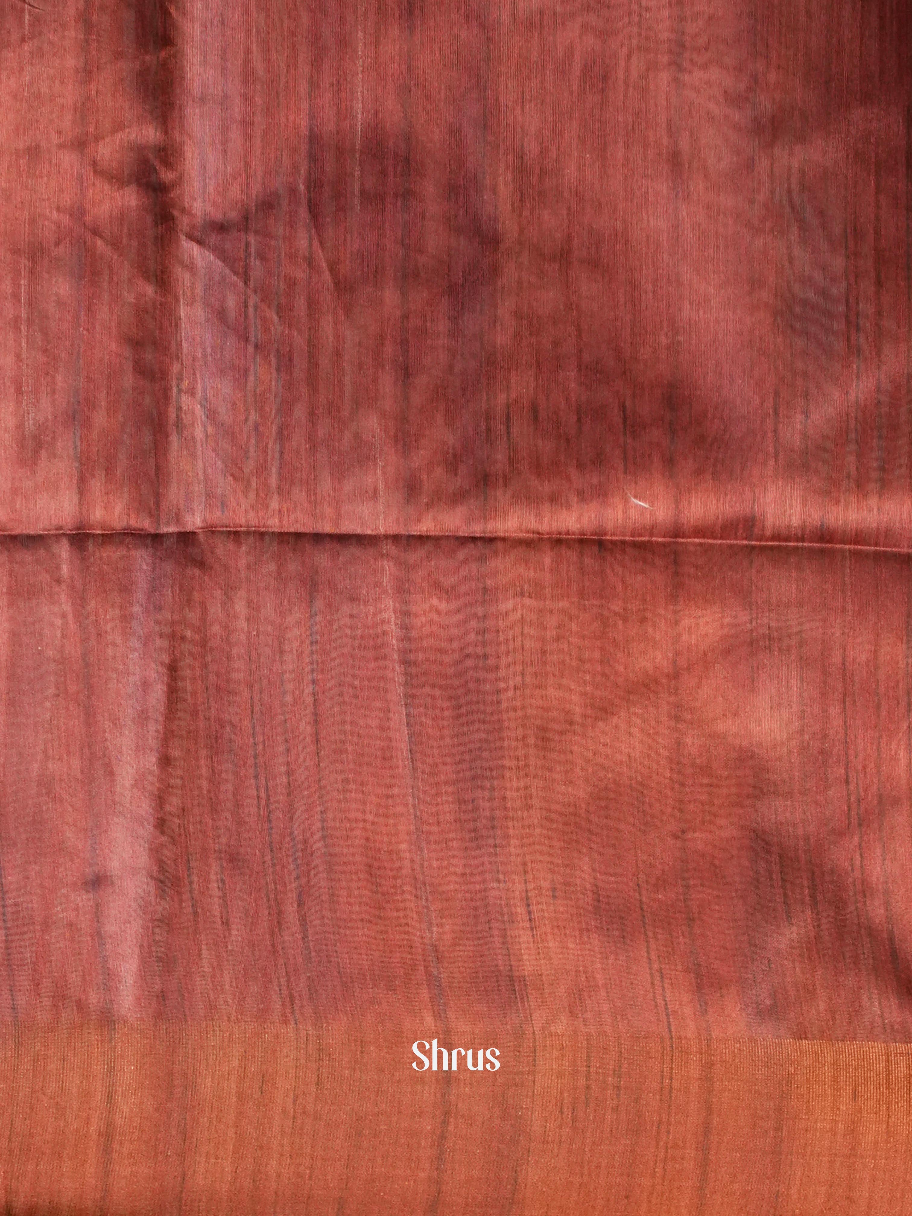 Black & Brown - Champa semi tussar - Shop on Shrus.com