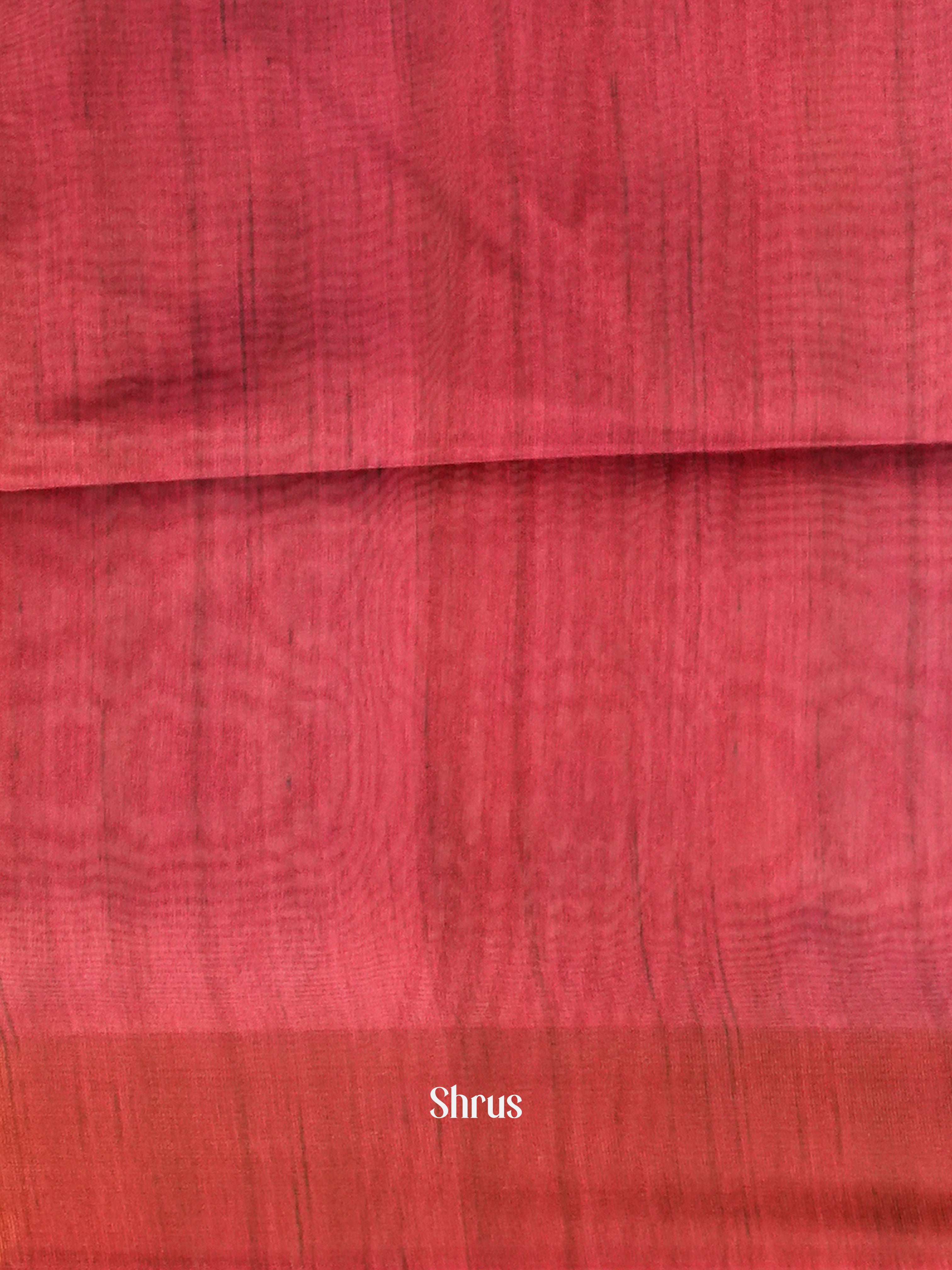 Black & Maroon - Champa semi tussar - Shop on Shrus.com