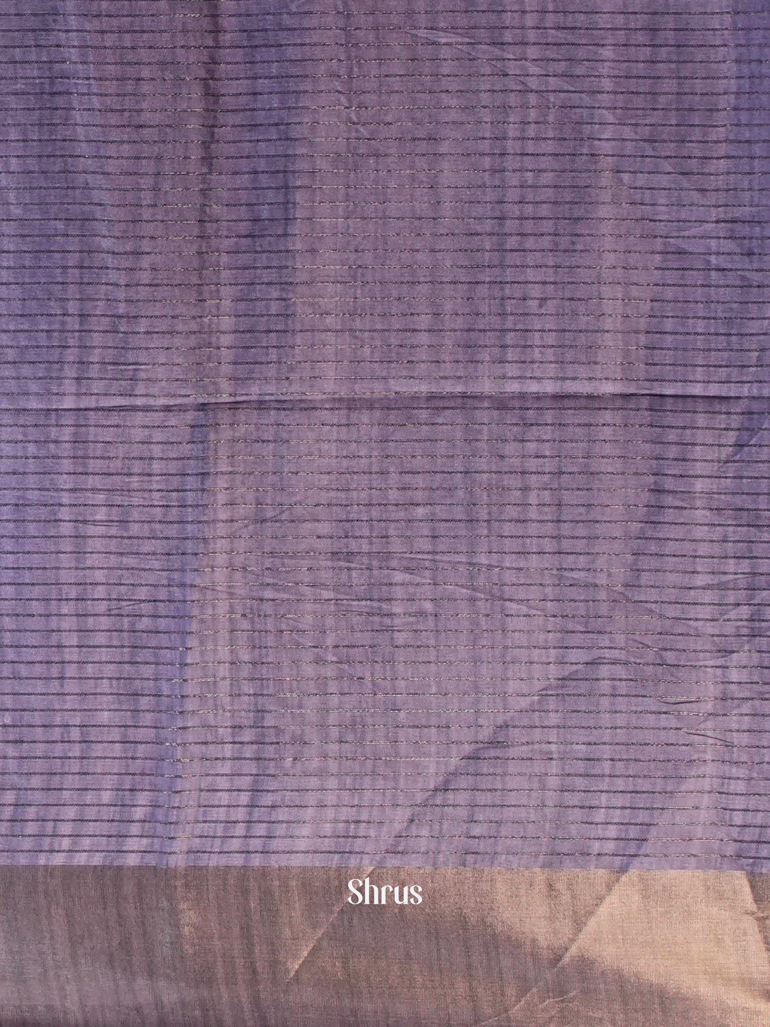 Grey & Purple - Champa semi tussar - Shop on Shrus.com