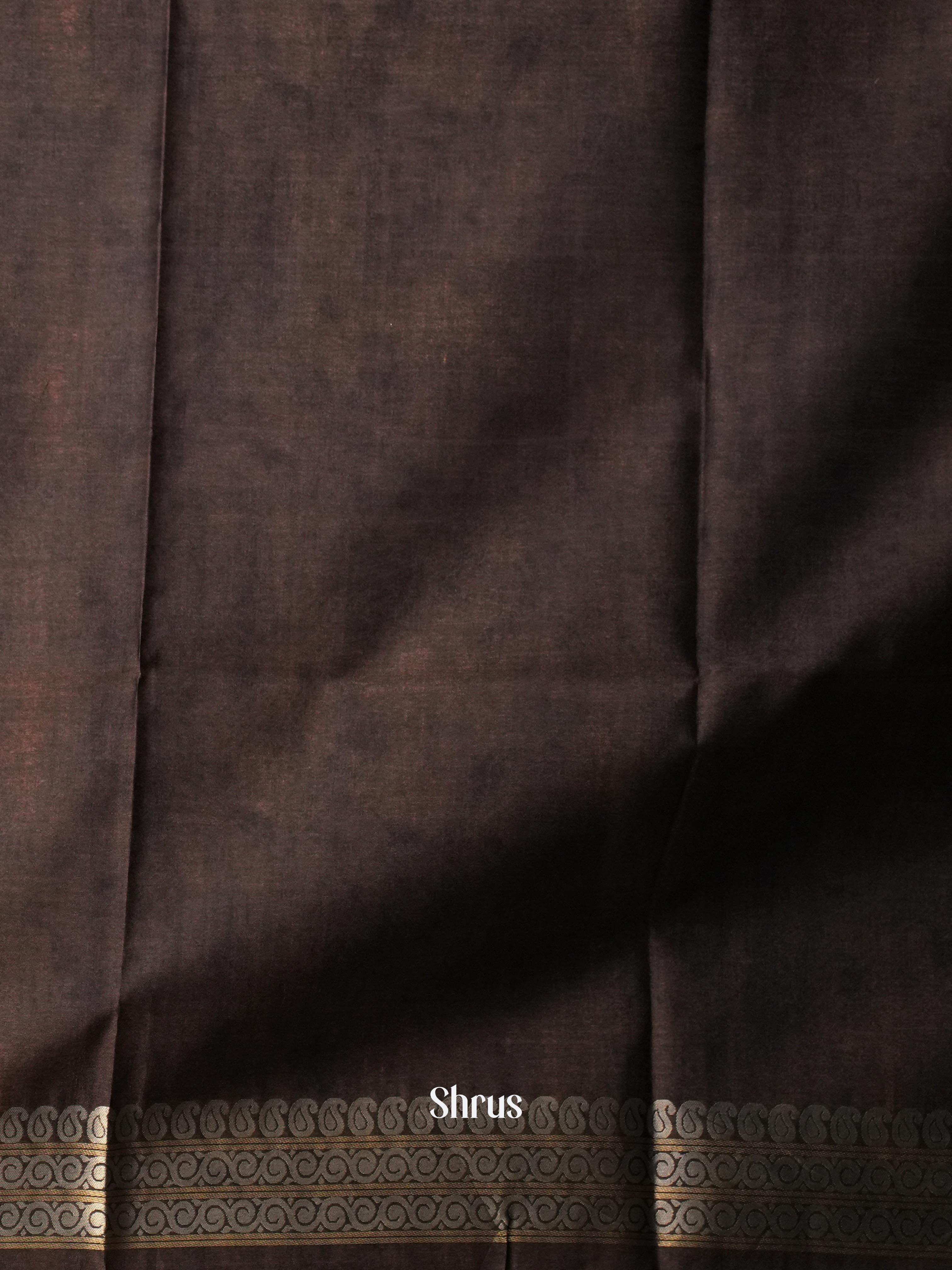 Purple & Black - Champa Semi tussar Saree - Shop on Shrus.com