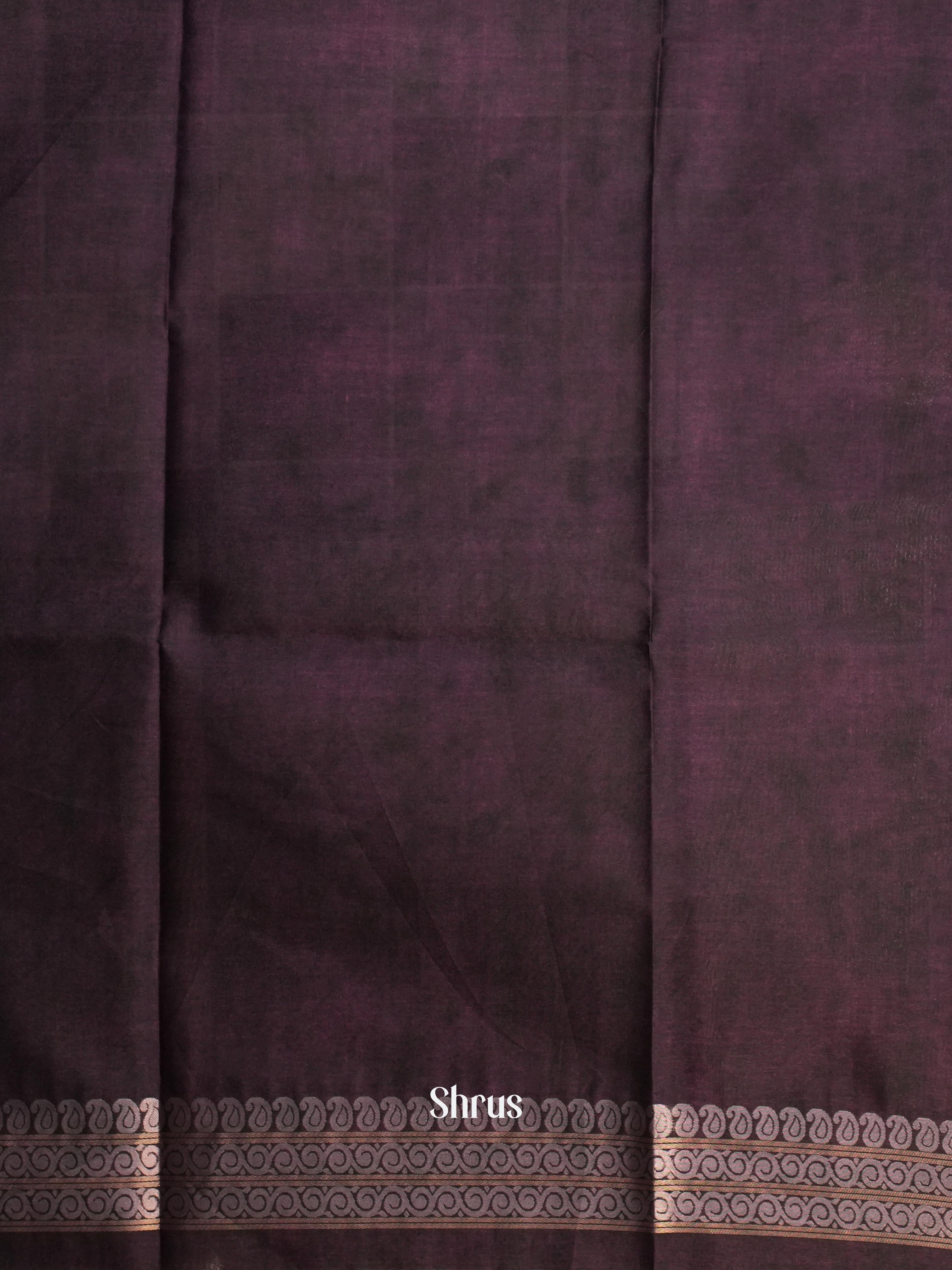 Purple & Brown - Champa Semi tussar Saree - Shop on Shrus.com
