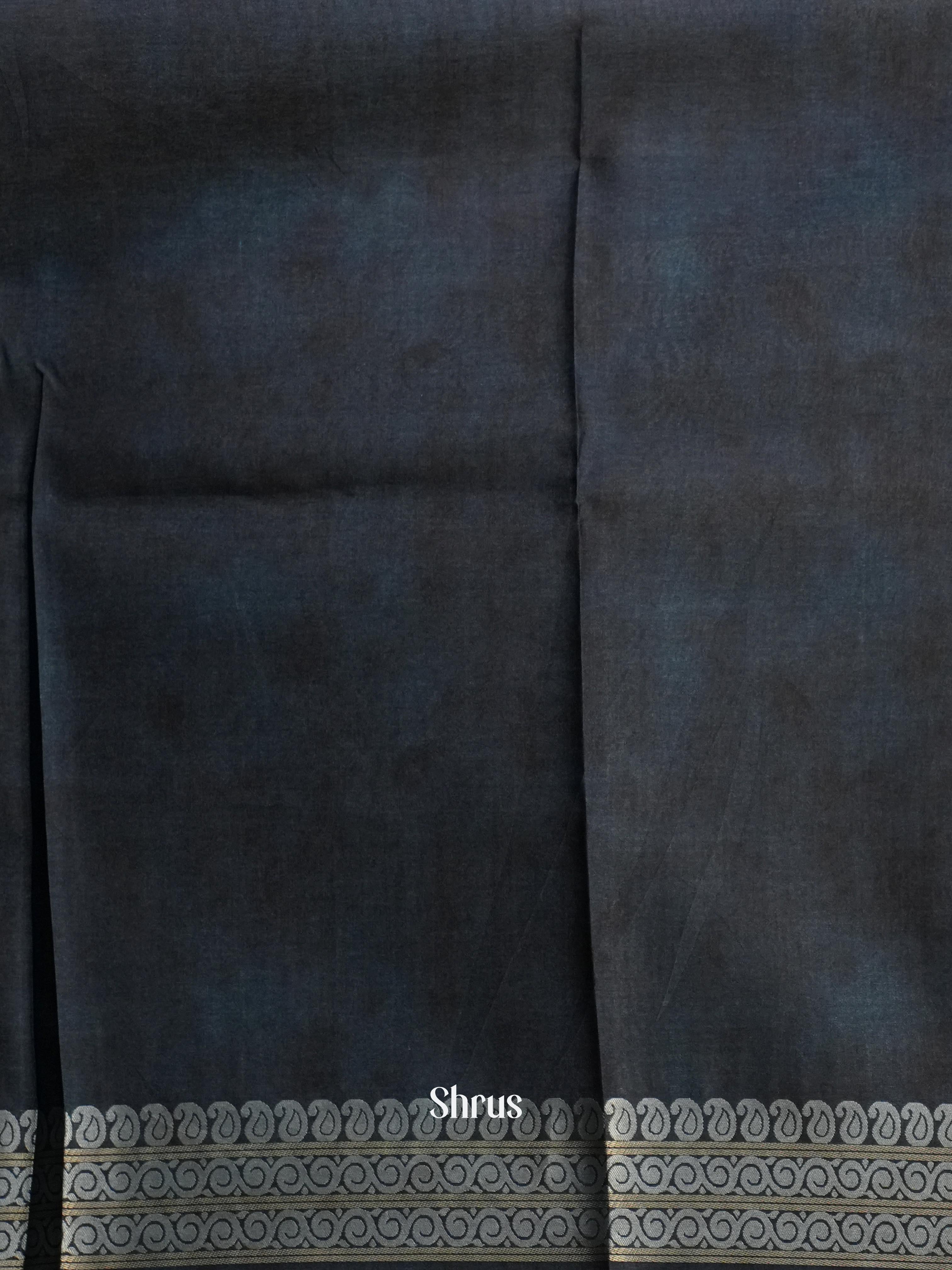 Blue & Grey - Champa Semi tussar Saree - Shop on Shrus.com