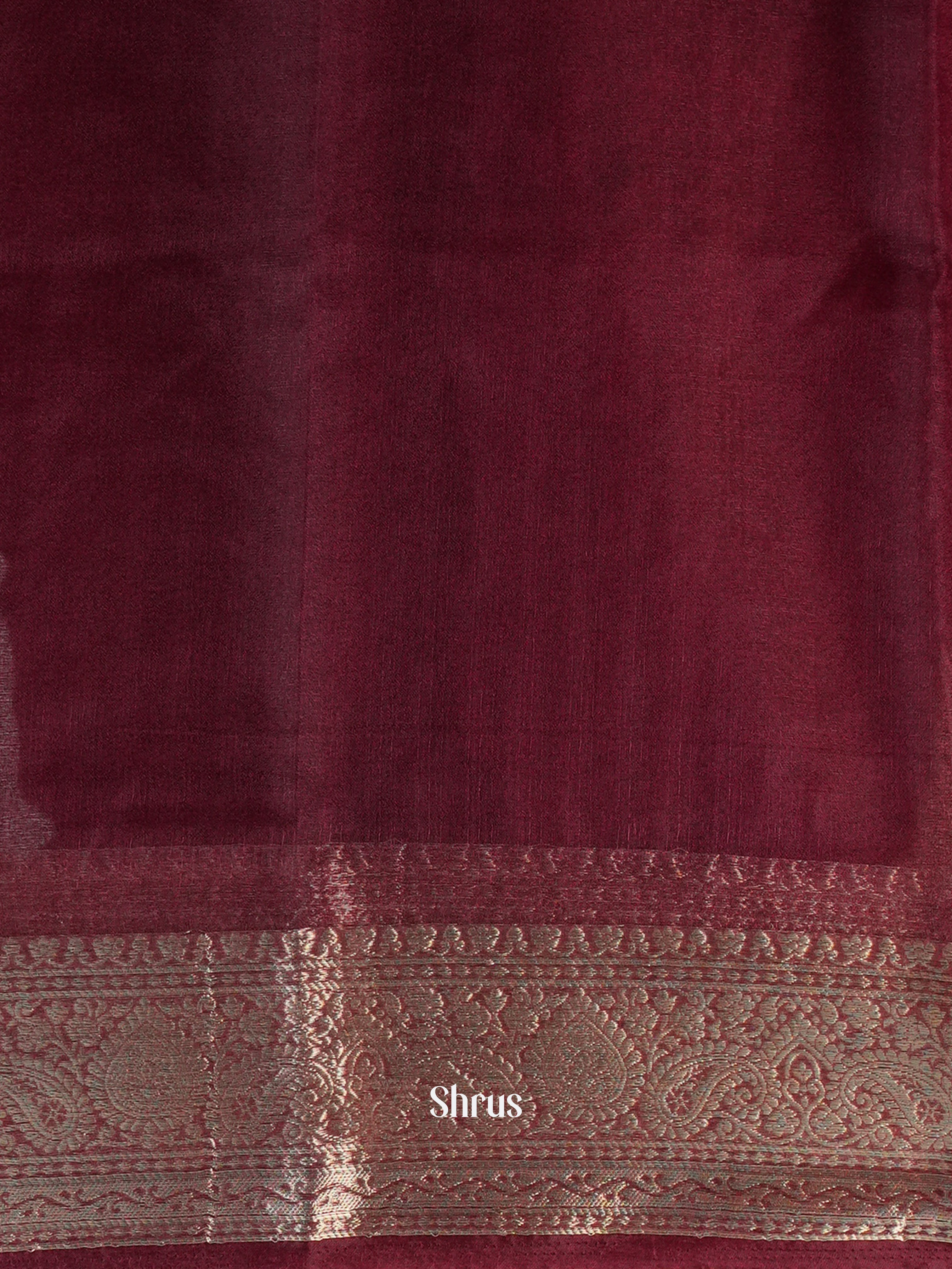 Brown - Semi Georgette Saree - Shop on Shrus.com